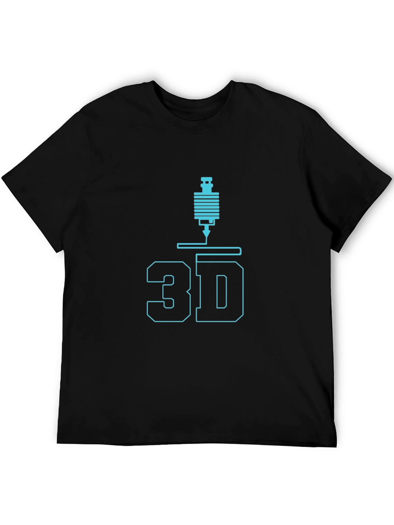 3D Printer T-Shirt - Black
