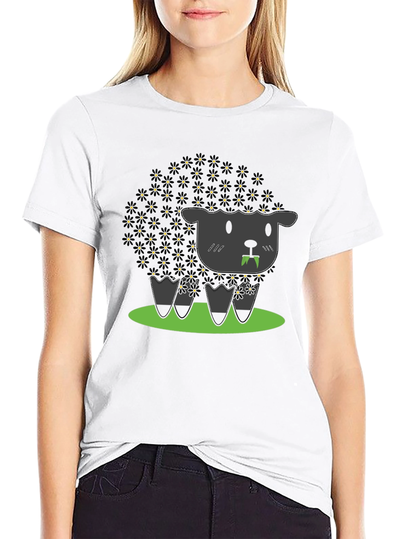 Black Sheep Graphic T-Shirt Cute Funny Unisex