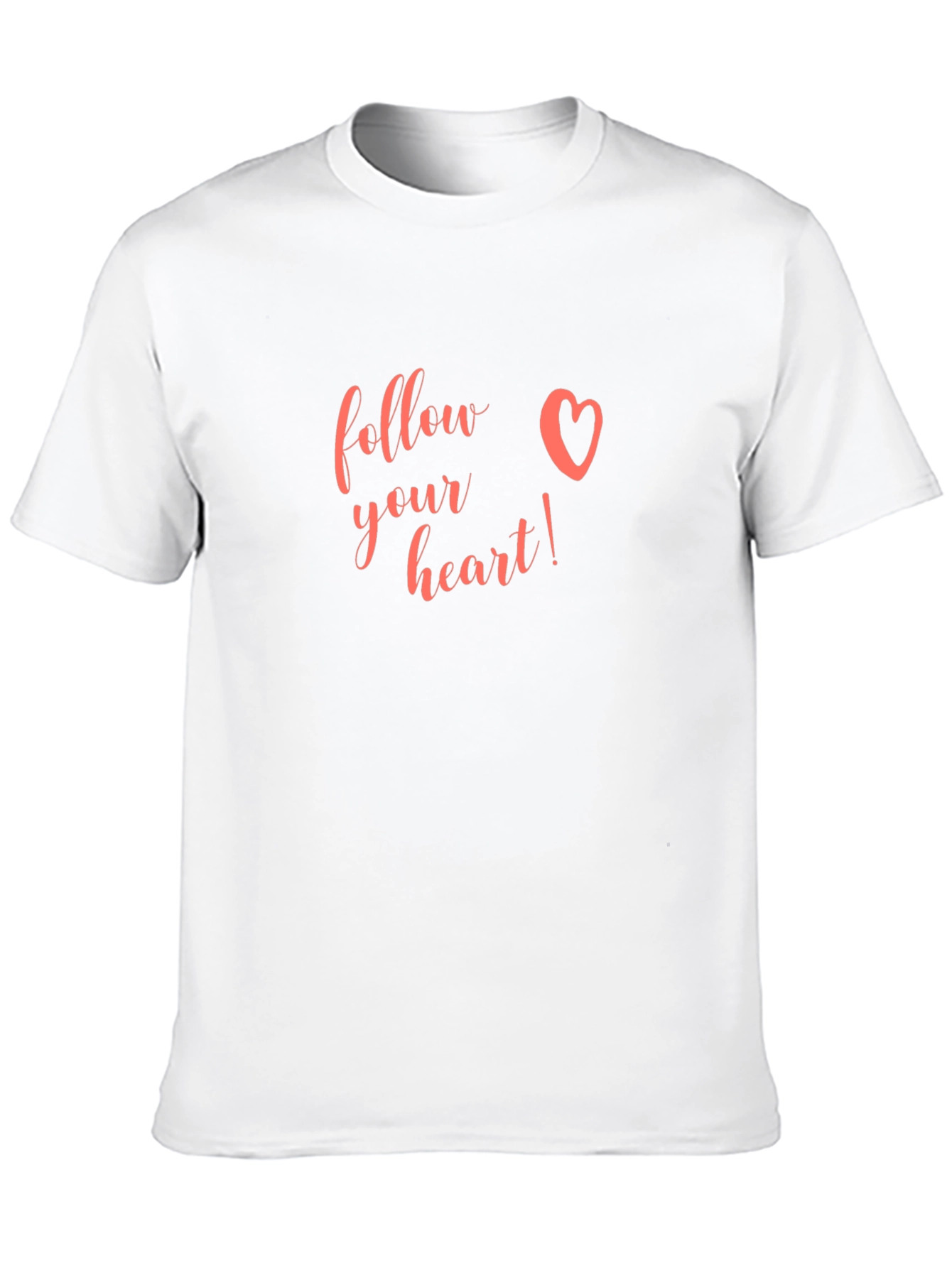 Follow Your Heart Graphic Tee - Black Casual Shirt