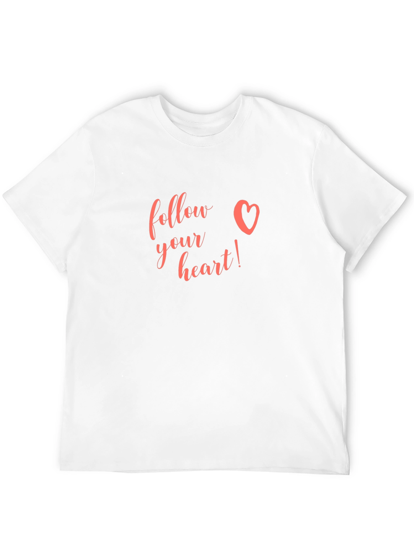 Follow Your Heart Graphic Tee - Black Casual Shirt