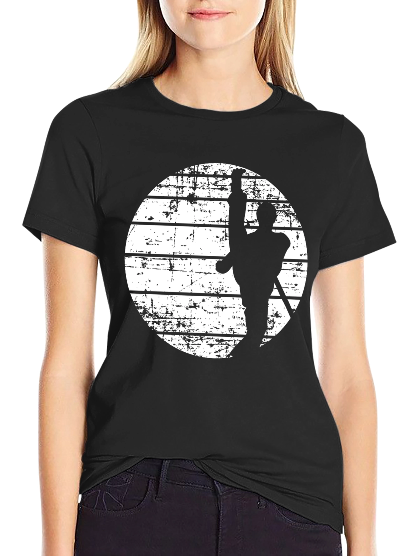 Martial Arts Kick Black T-Shirt