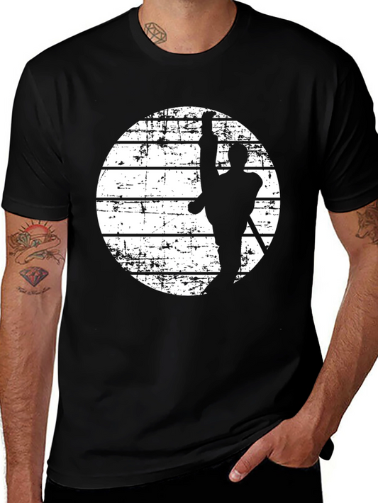 Martial Arts Kick Black T-Shirt