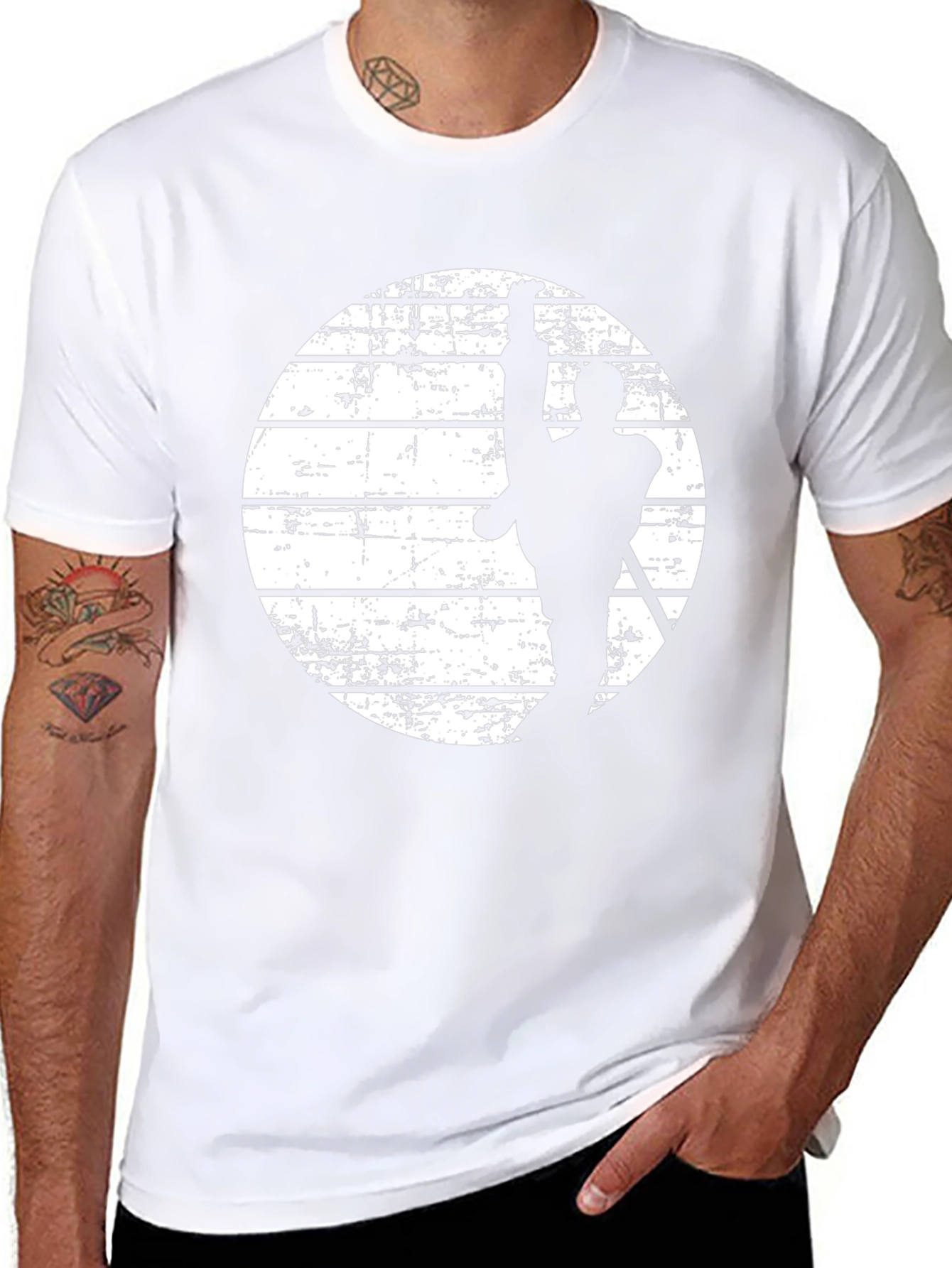 Martial Arts Kick Black T-Shirt