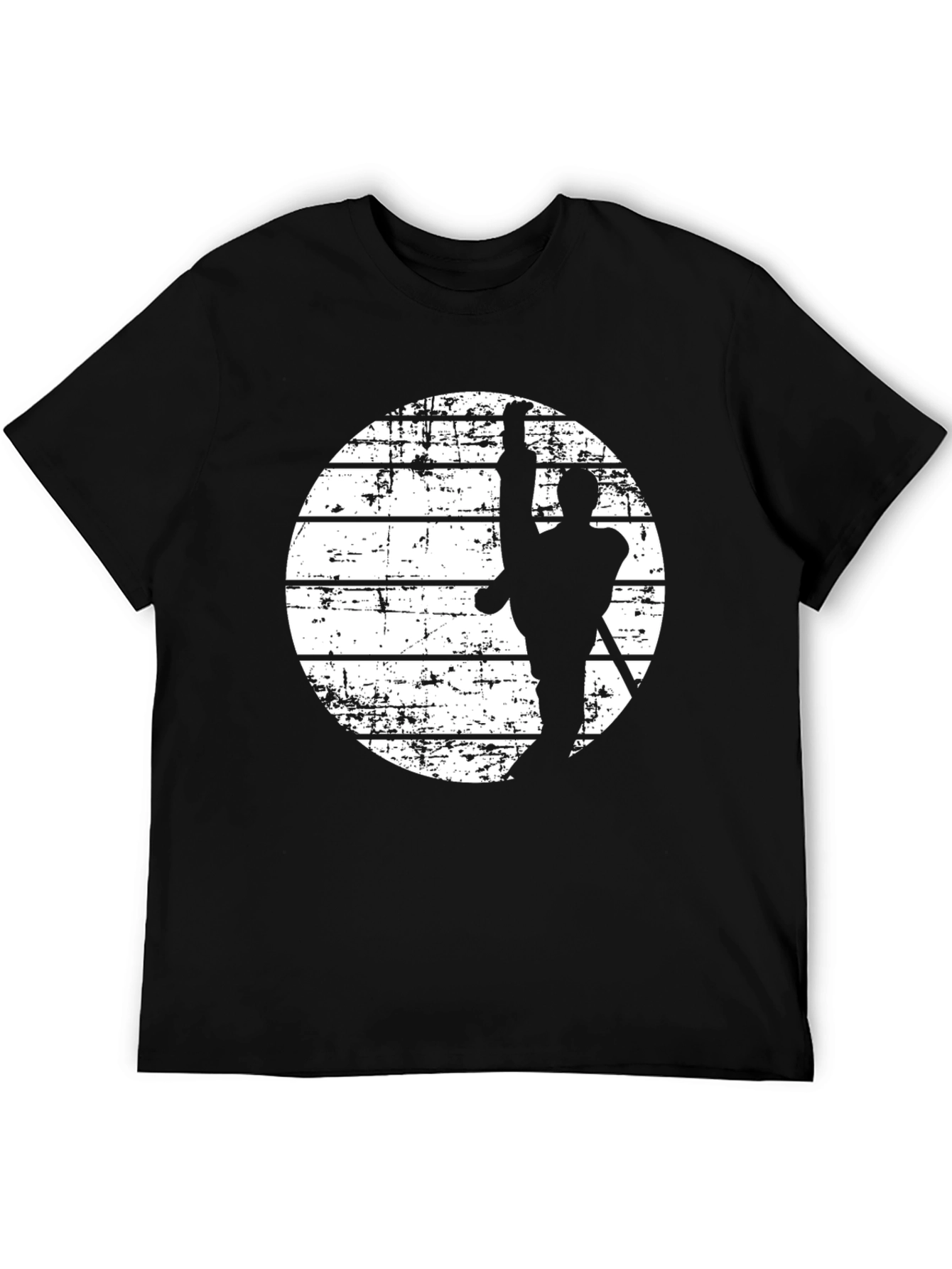 Martial Arts Kick Black T-Shirt