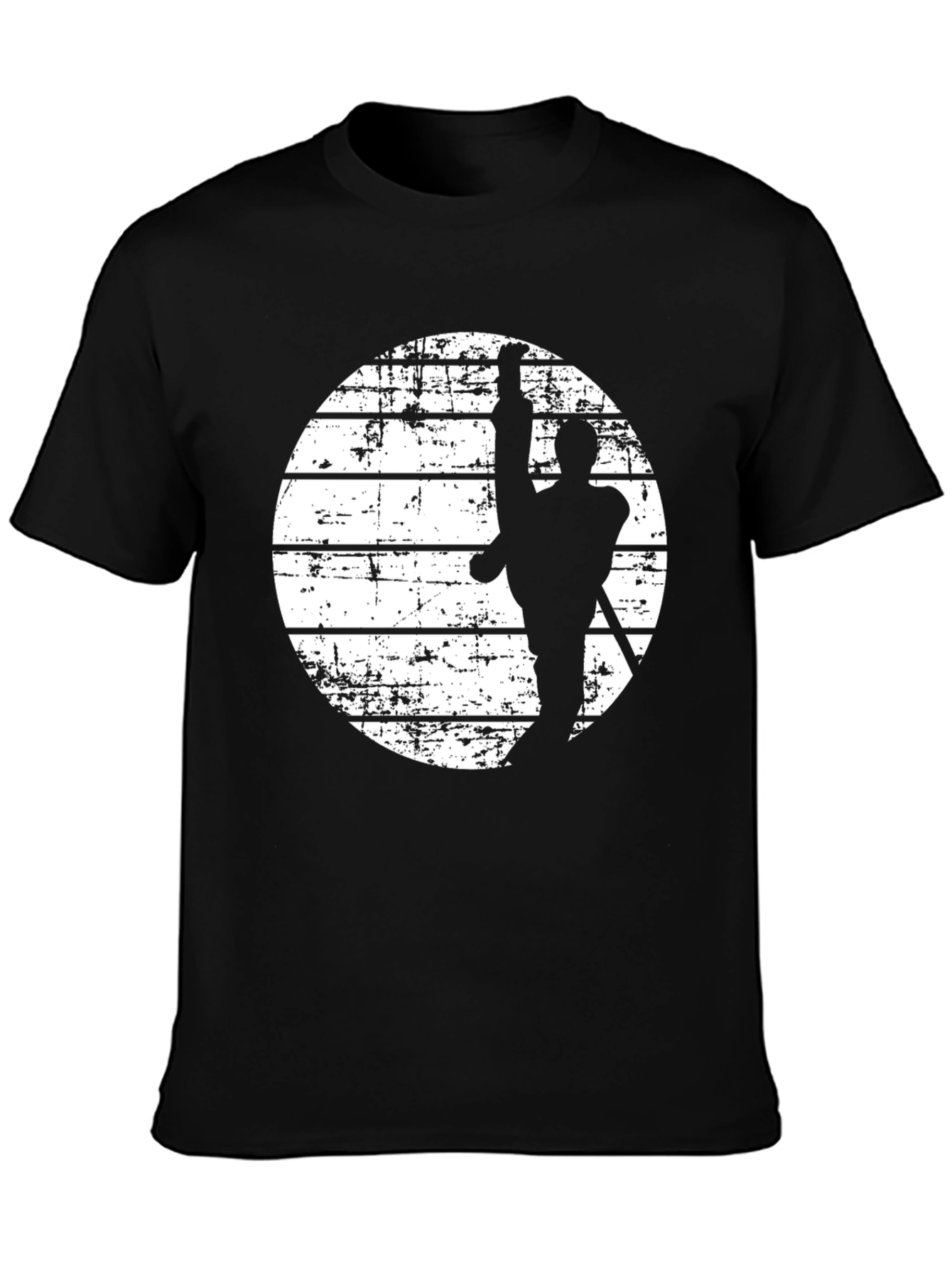 Martial Arts Kick Black T-Shirt