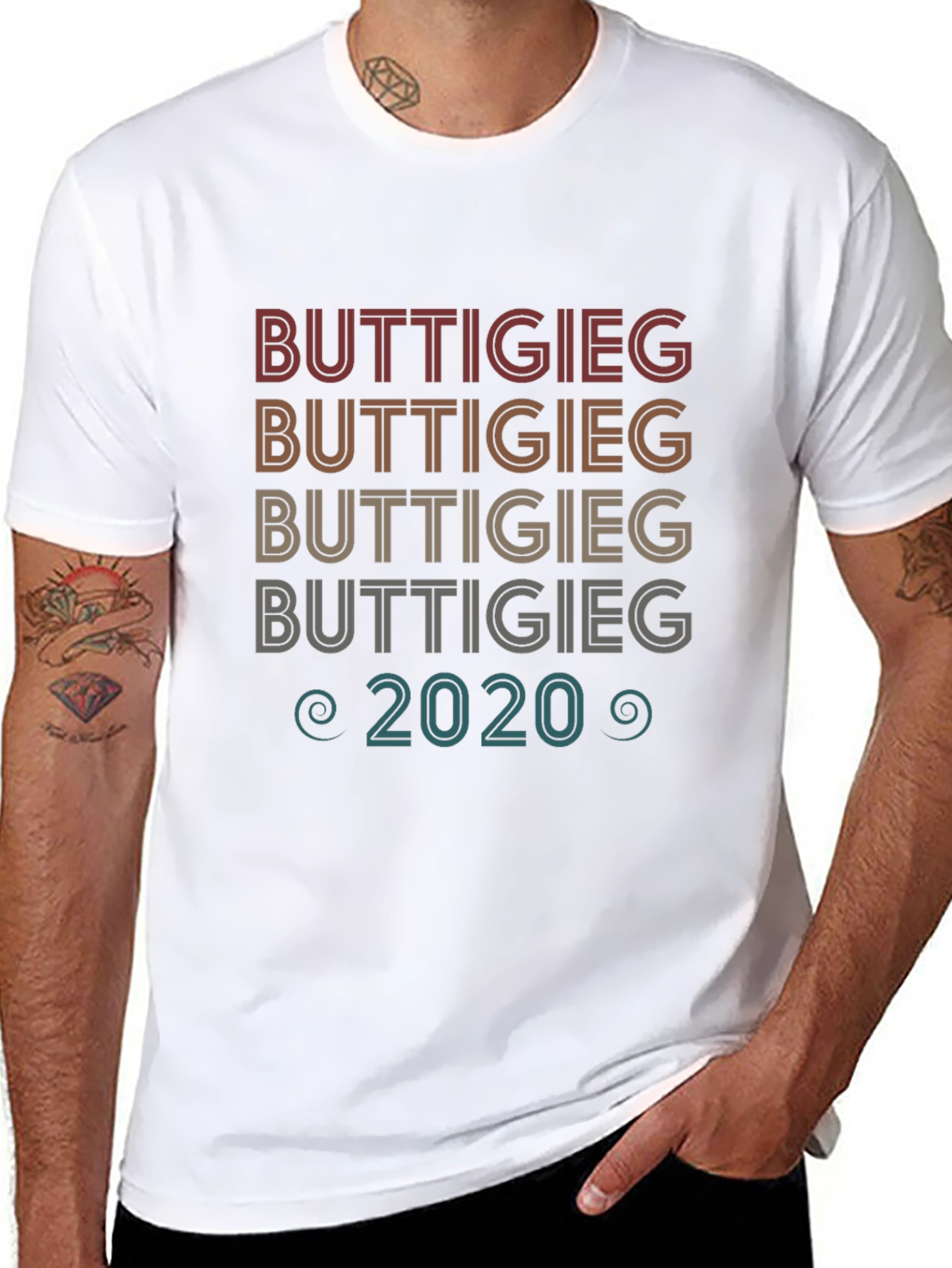 Buttigieg 2020 Retro Style T-Shirt