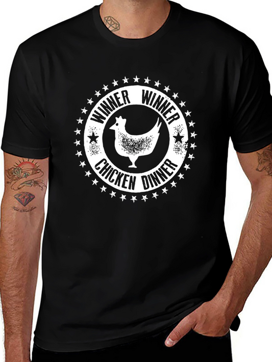 Winner Winner Chicken Dinner Black Tee