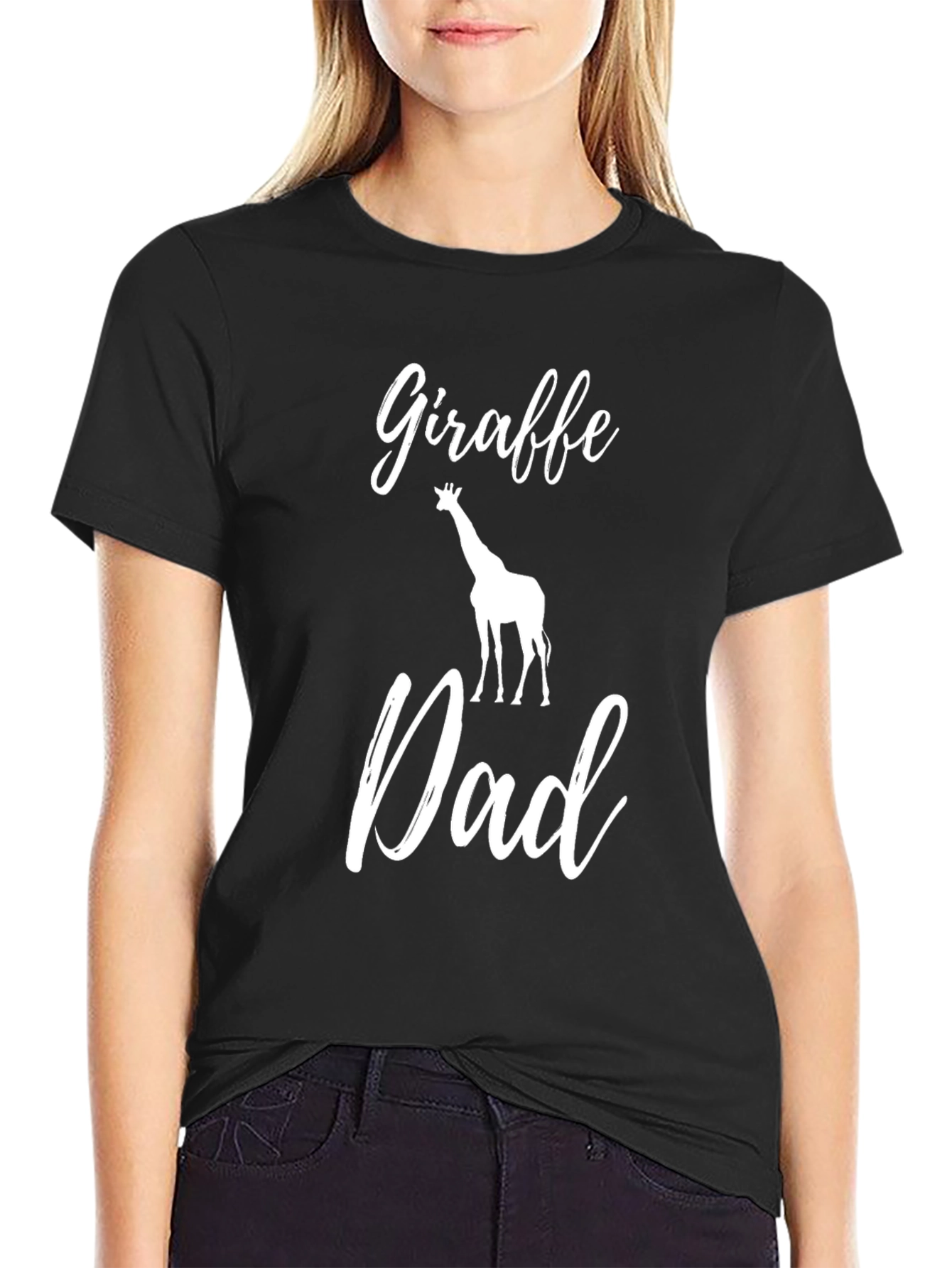 Giraffe Dad Graphic T-Shirt