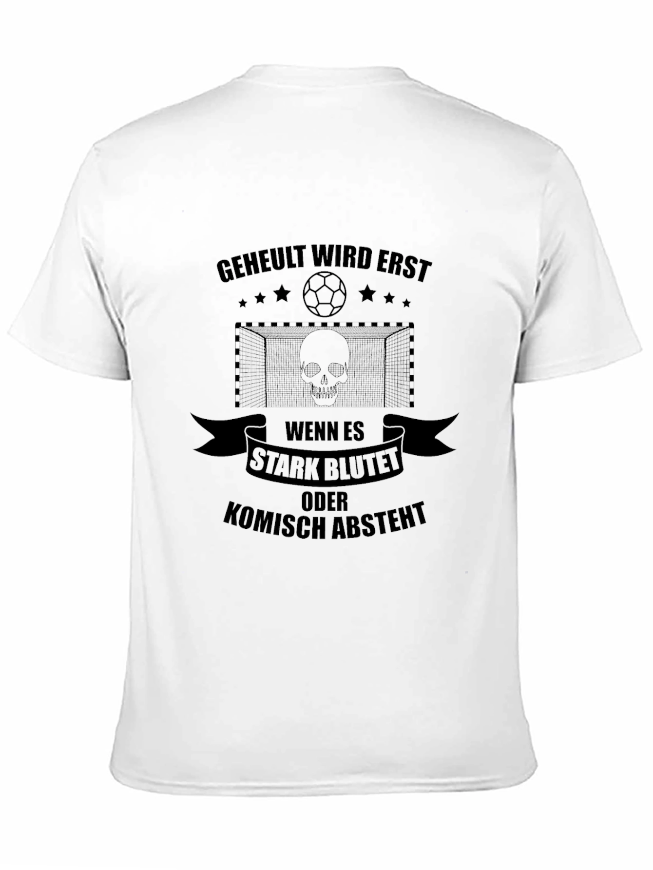Humorous Black T-Shirt with Graphic Print