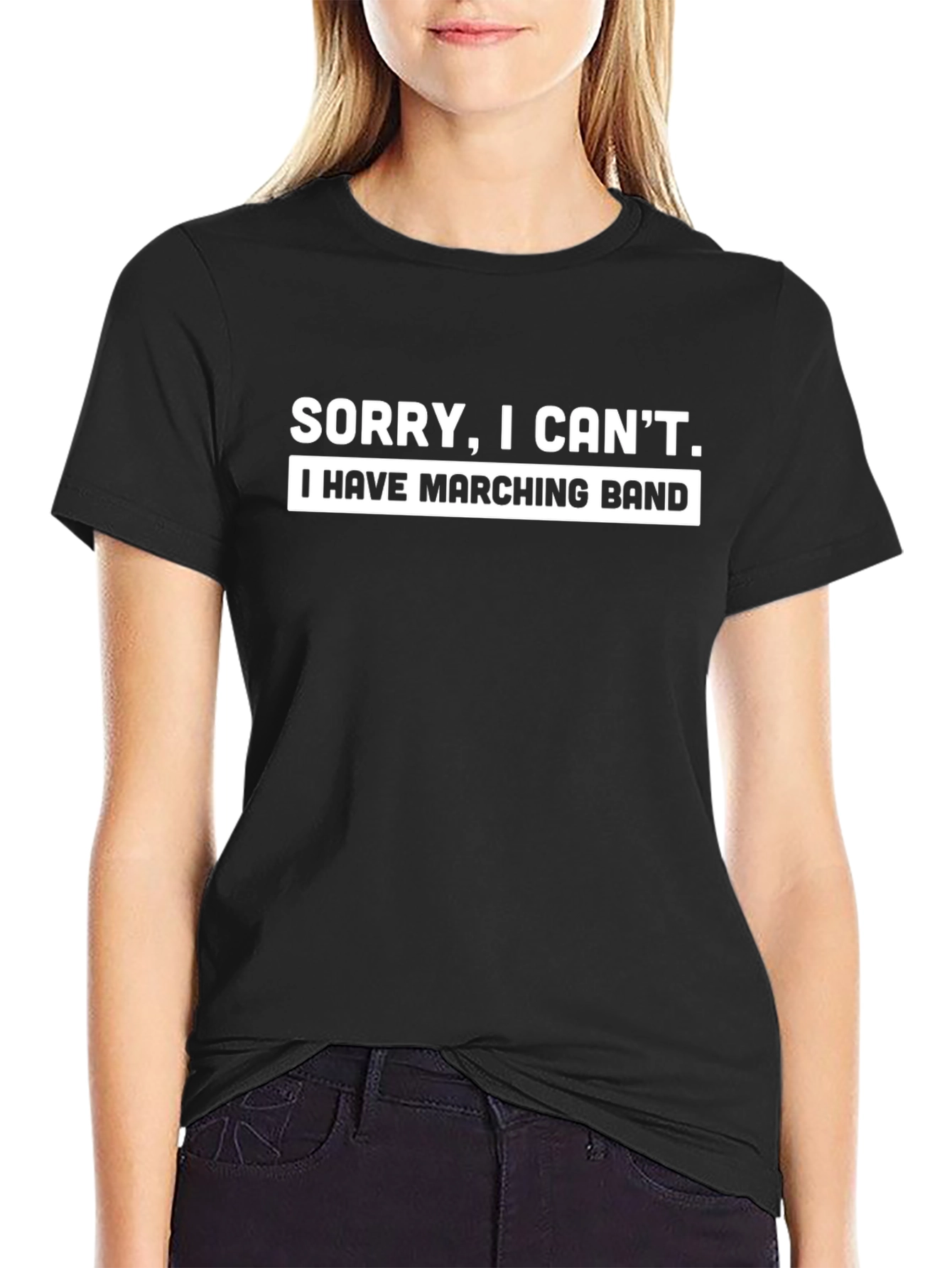 Sorry I Cant Marching Band T-Shirt