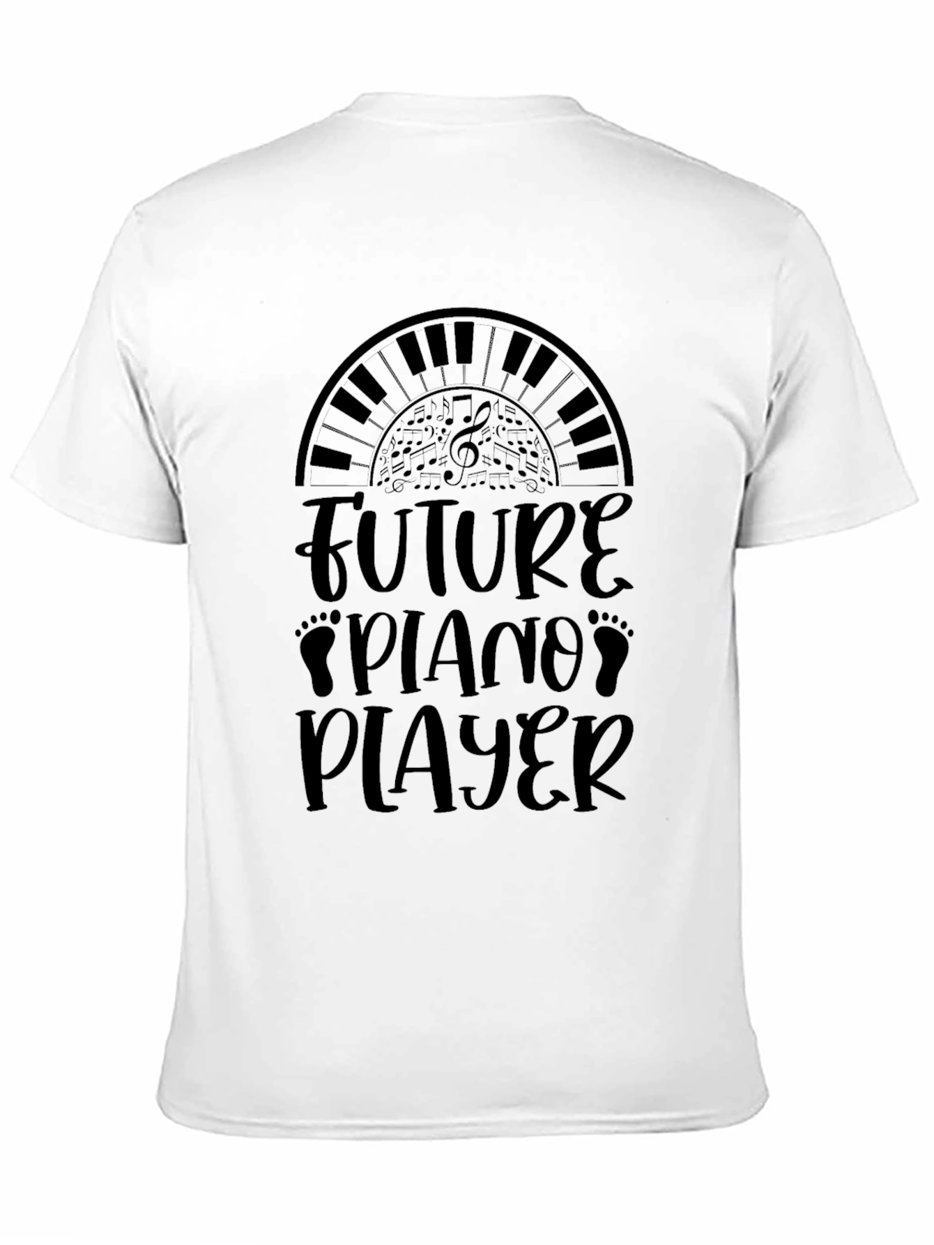Future Piano Player Graphic Tee - Black