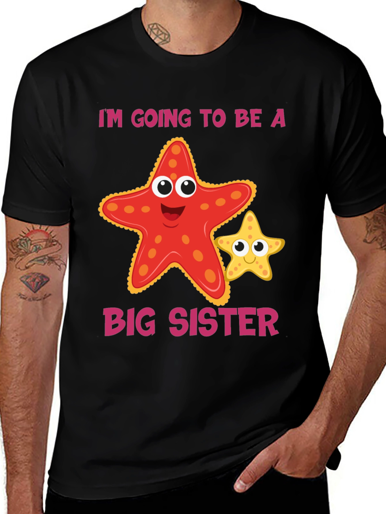 Big Sister Starfish Graphic Tee