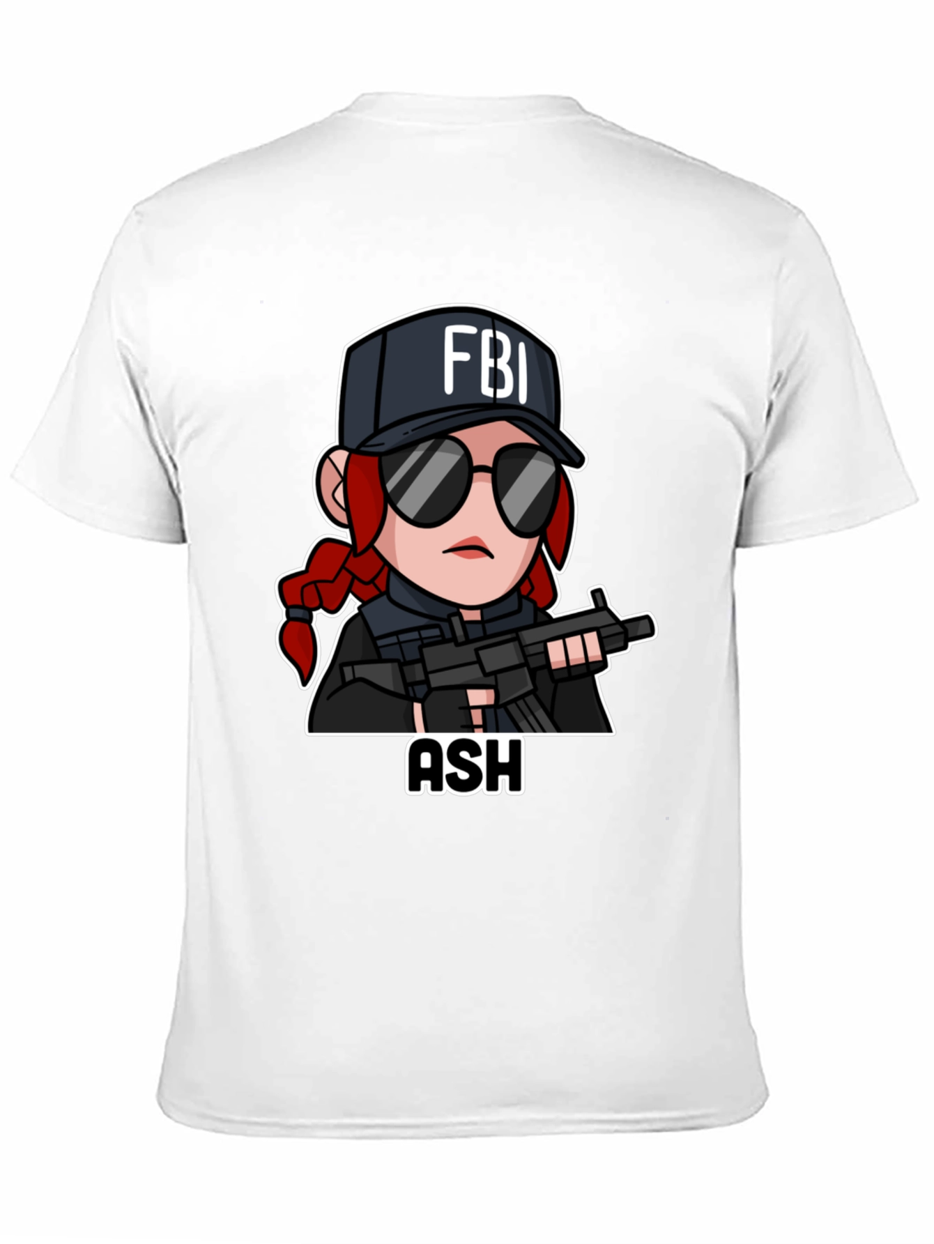 FBI Ash Graphic T-Shirt
