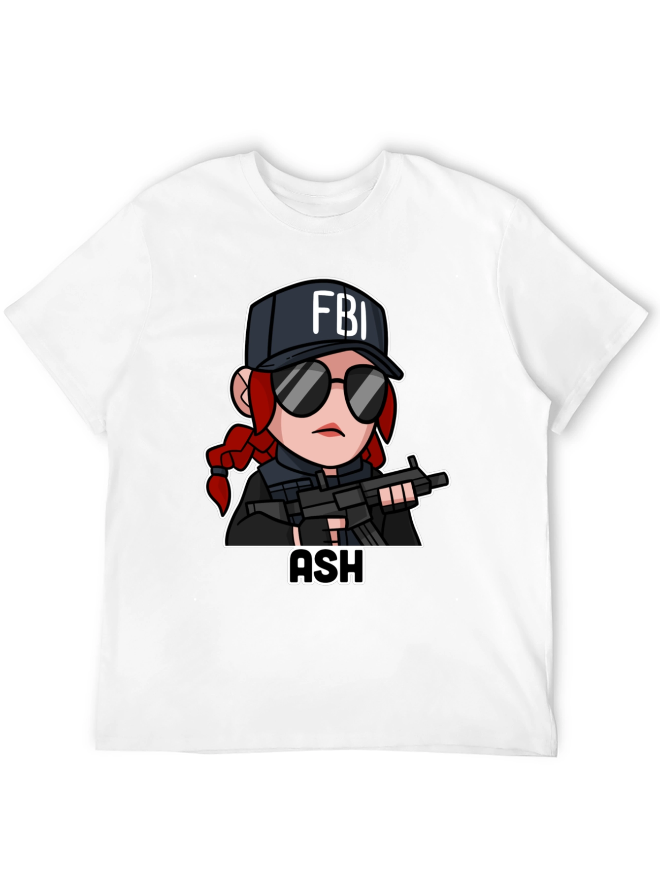 FBI Ash Graphic T-Shirt