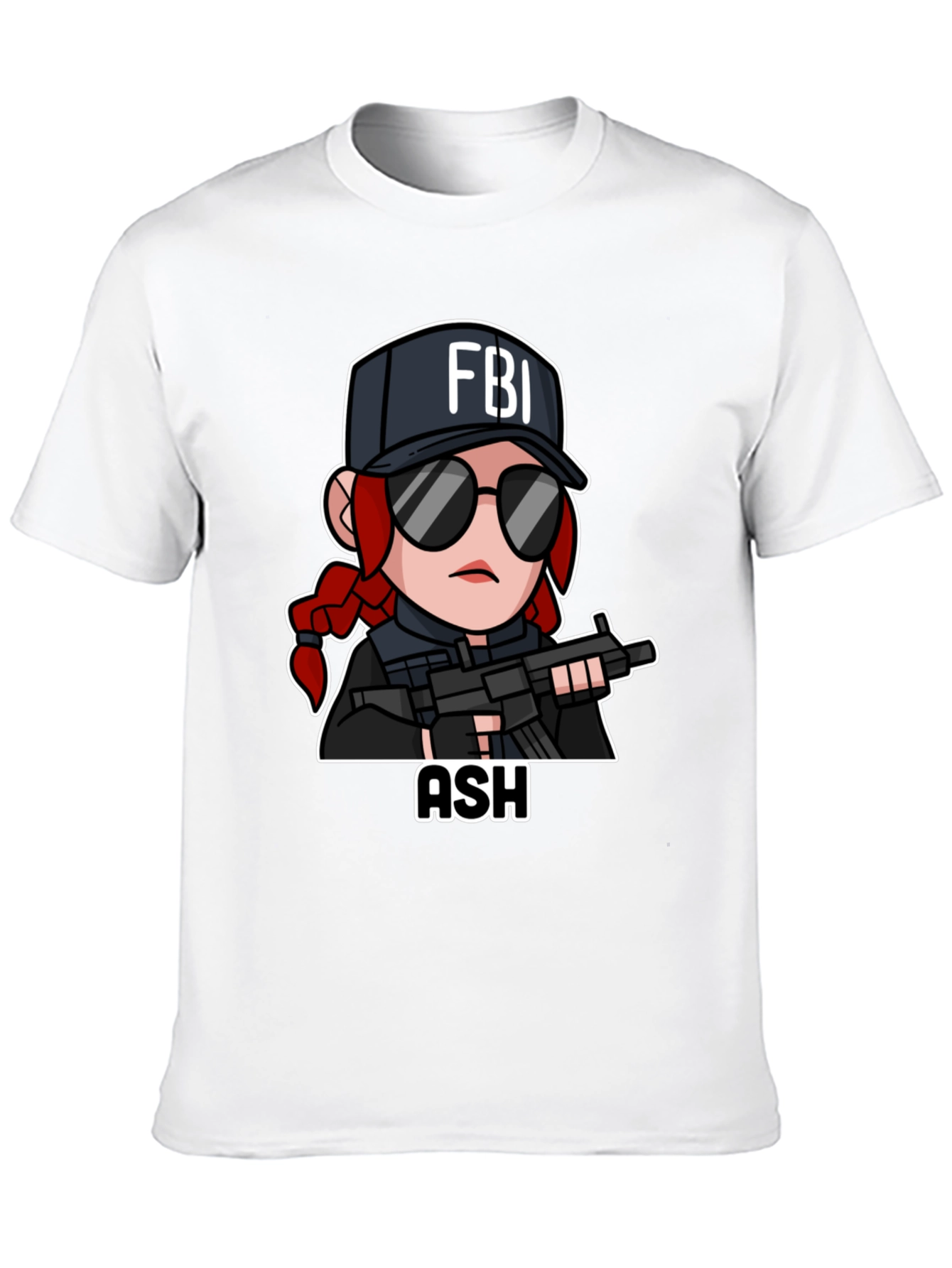 FBI Ash Graphic T-Shirt