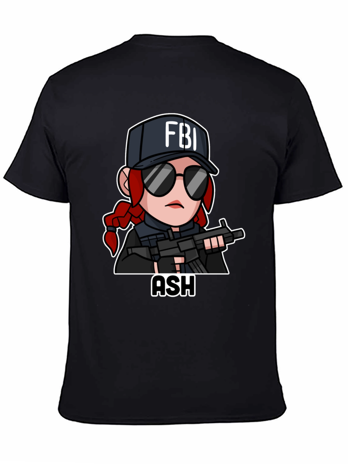 FBI Ash Graphic T-Shirt