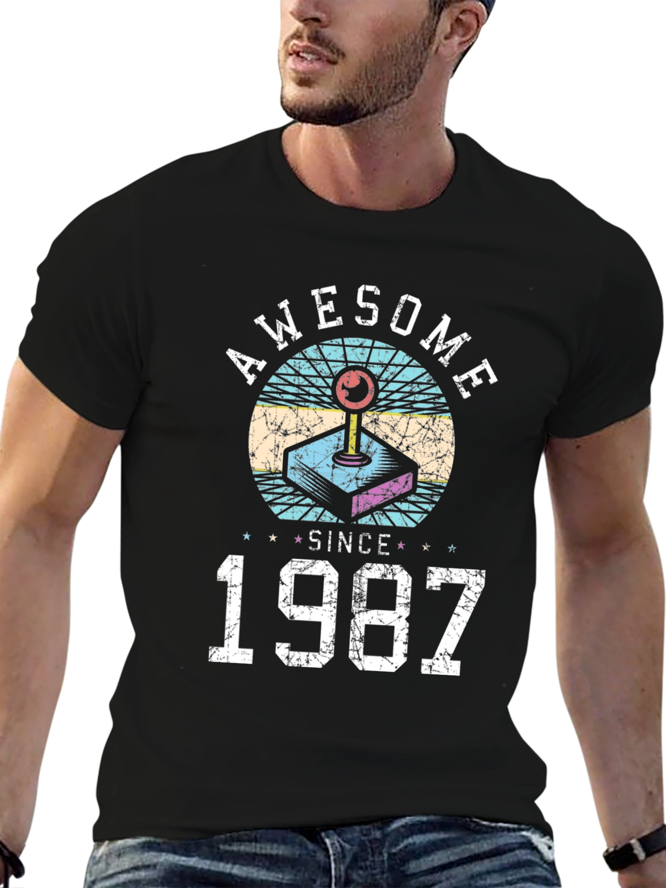 Awesome Since 1987 T-Shirt - Retro Gamer Tee