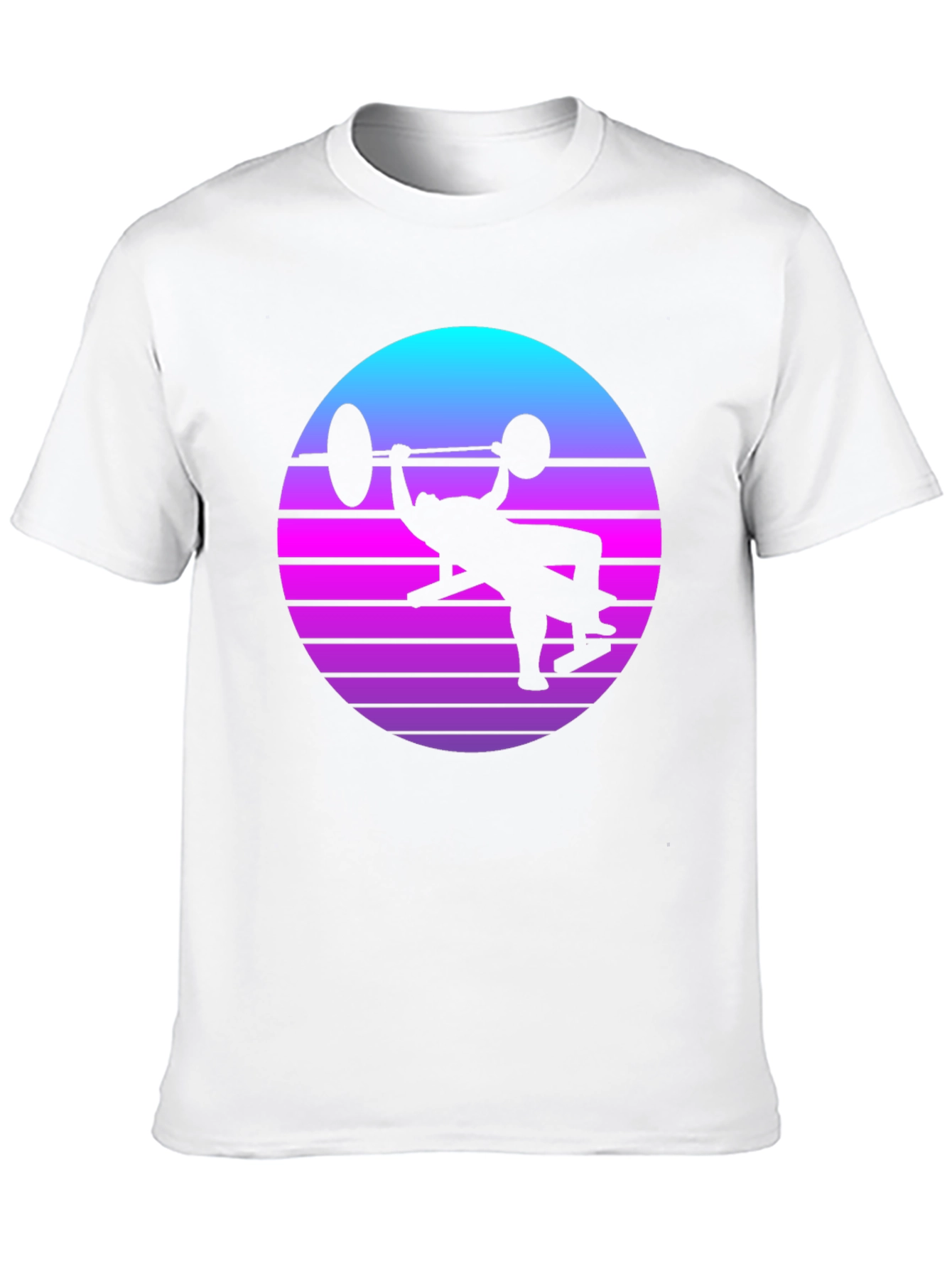 Retro Sunset Workout T-Shirt