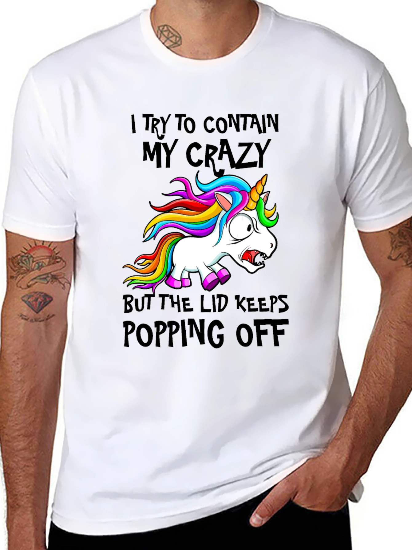 Crazy Unicorn T-Shirt