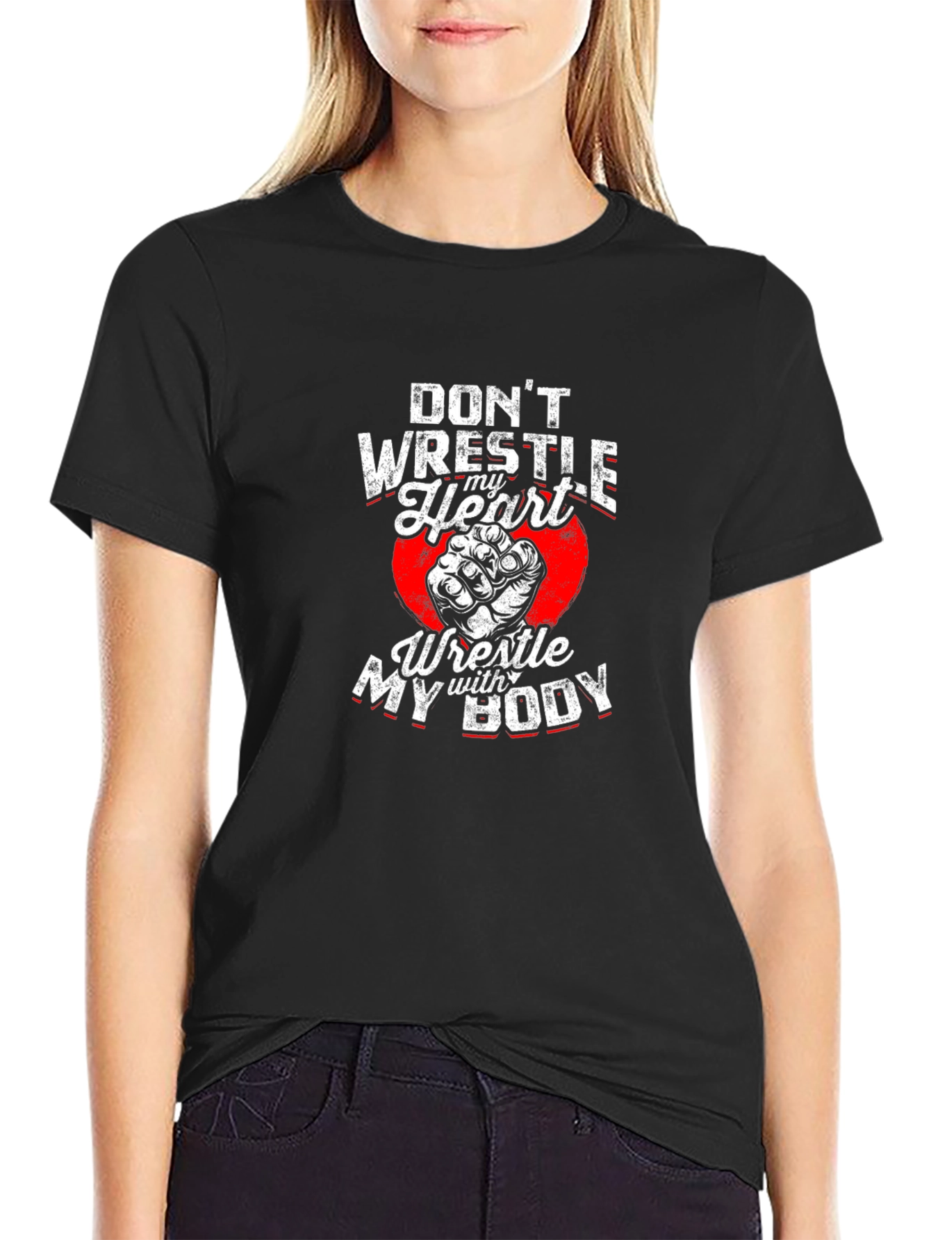 Wrestle My Body T-Shirt: Funny Wrestling Tee