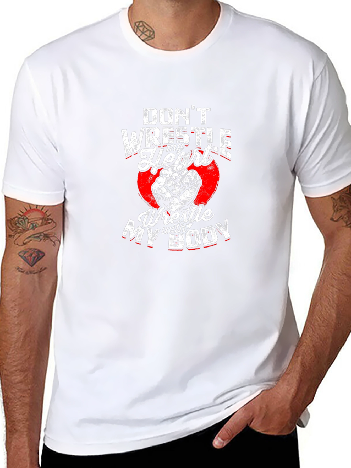 Wrestle My Body T-Shirt: Funny Wrestling Tee