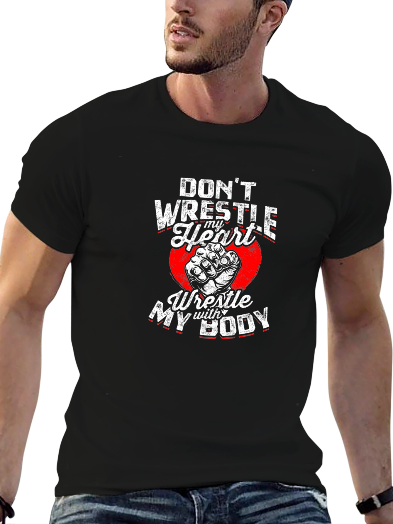 Wrestle My Body T-Shirt: Funny Wrestling Tee