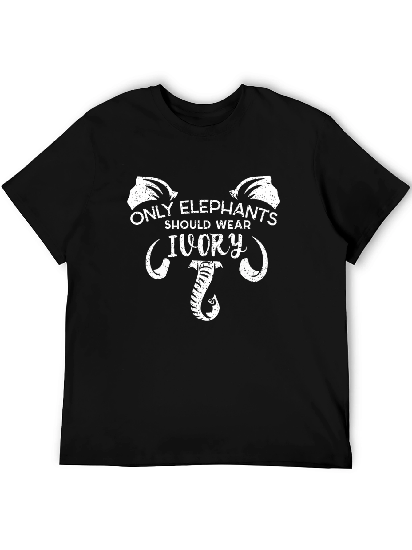 Only Elephants Should Wear Ivory Graphic Tee