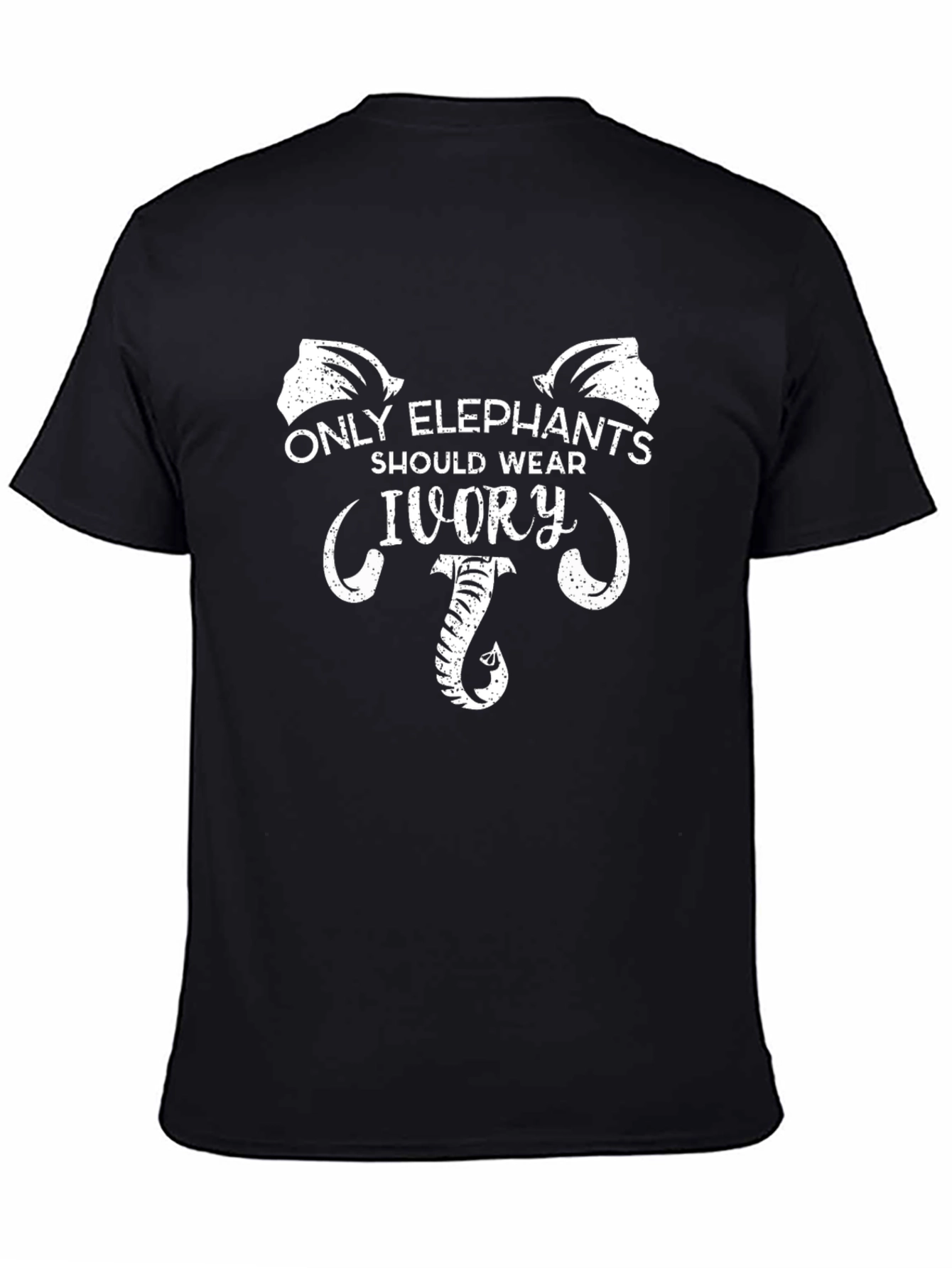 Only Elephants Should Wear Ivory Graphic Tee