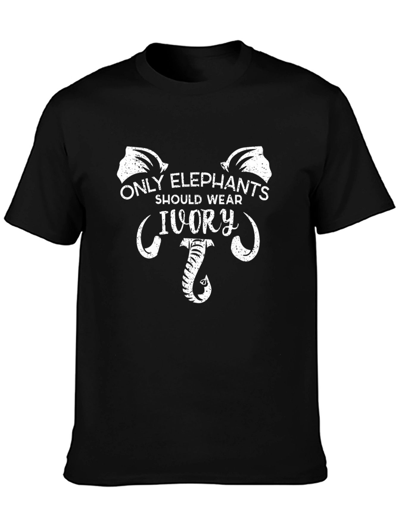 Only Elephants Should Wear Ivory Graphic Tee