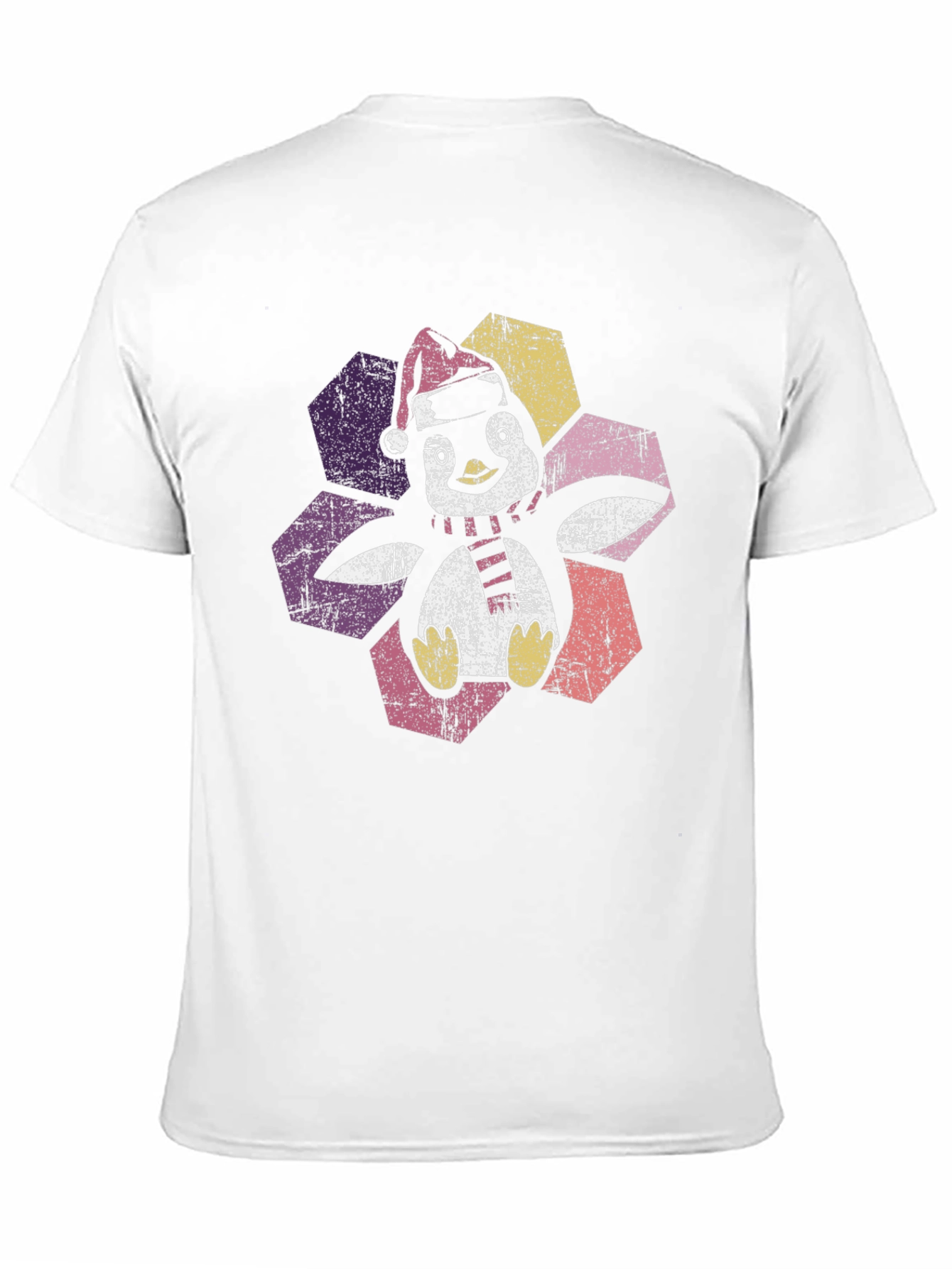 Festive Penguin Graphic Tee - Holiday Cheer