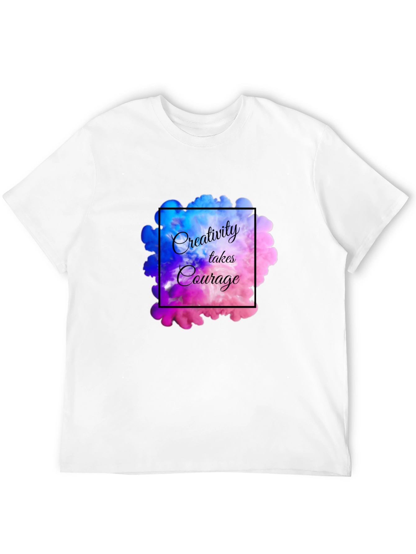 Creativity Takes Courage Black Graphic Tee
