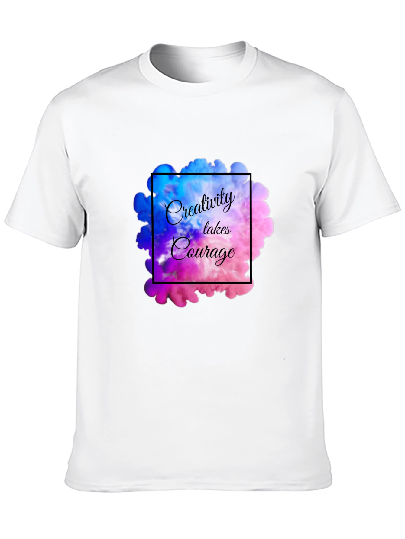 Creativity Takes Courage Black Graphic Tee