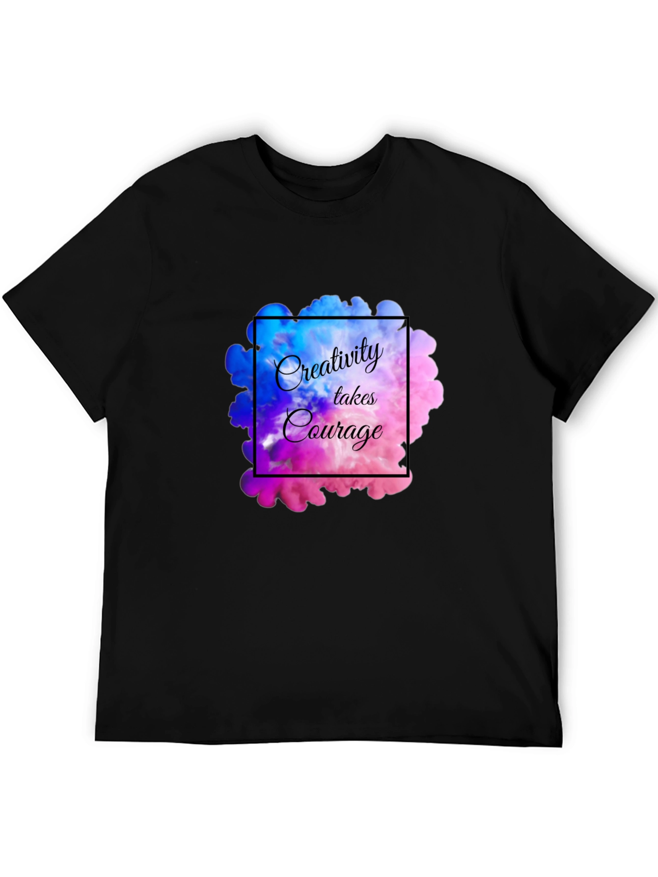 Creativity Takes Courage Black Graphic Tee