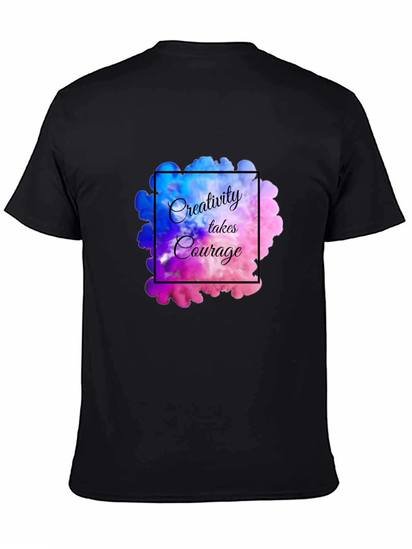 Creativity Takes Courage Black Graphic Tee