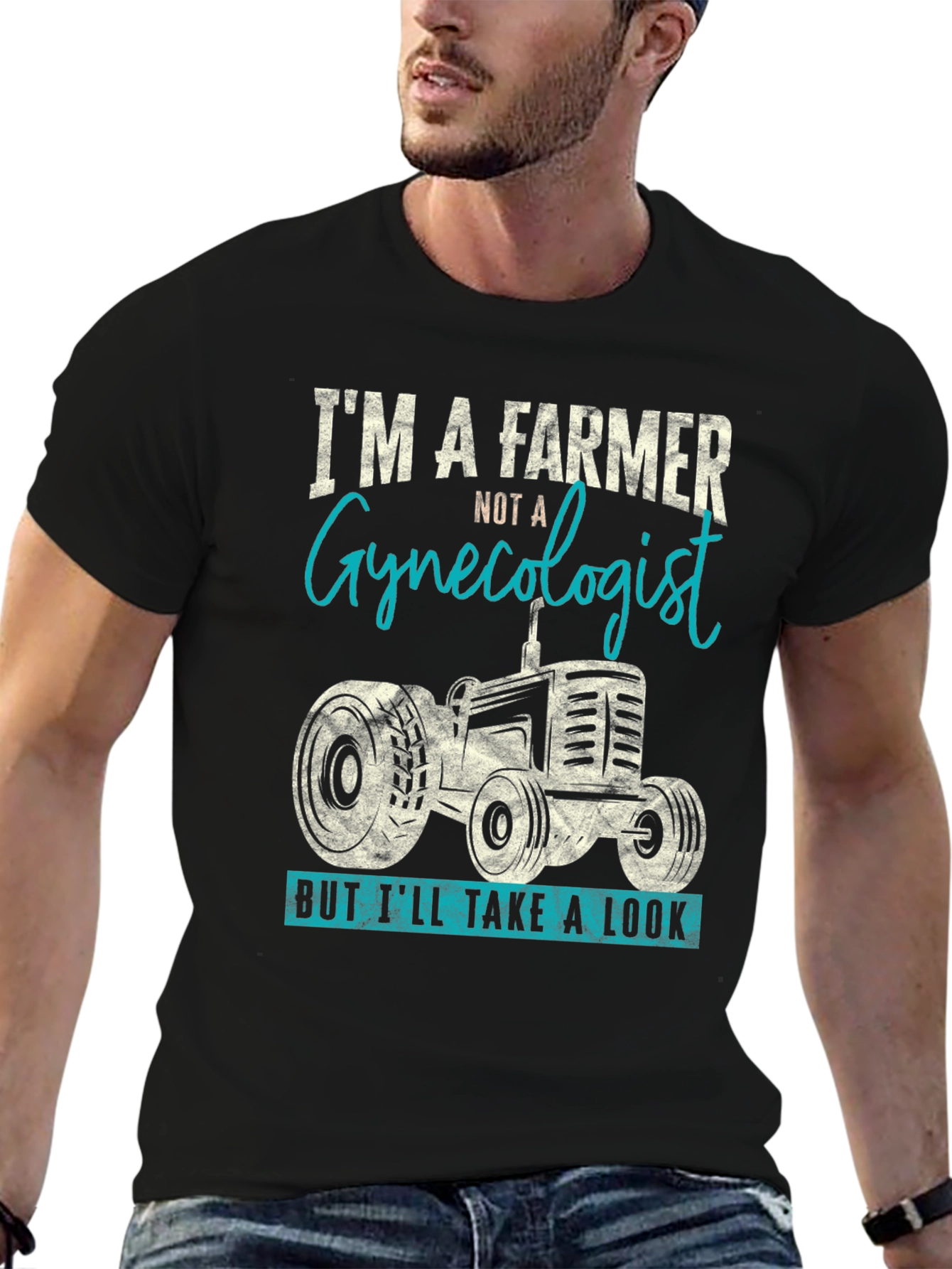 Farmer Gynecologist Humor Graphic Tee