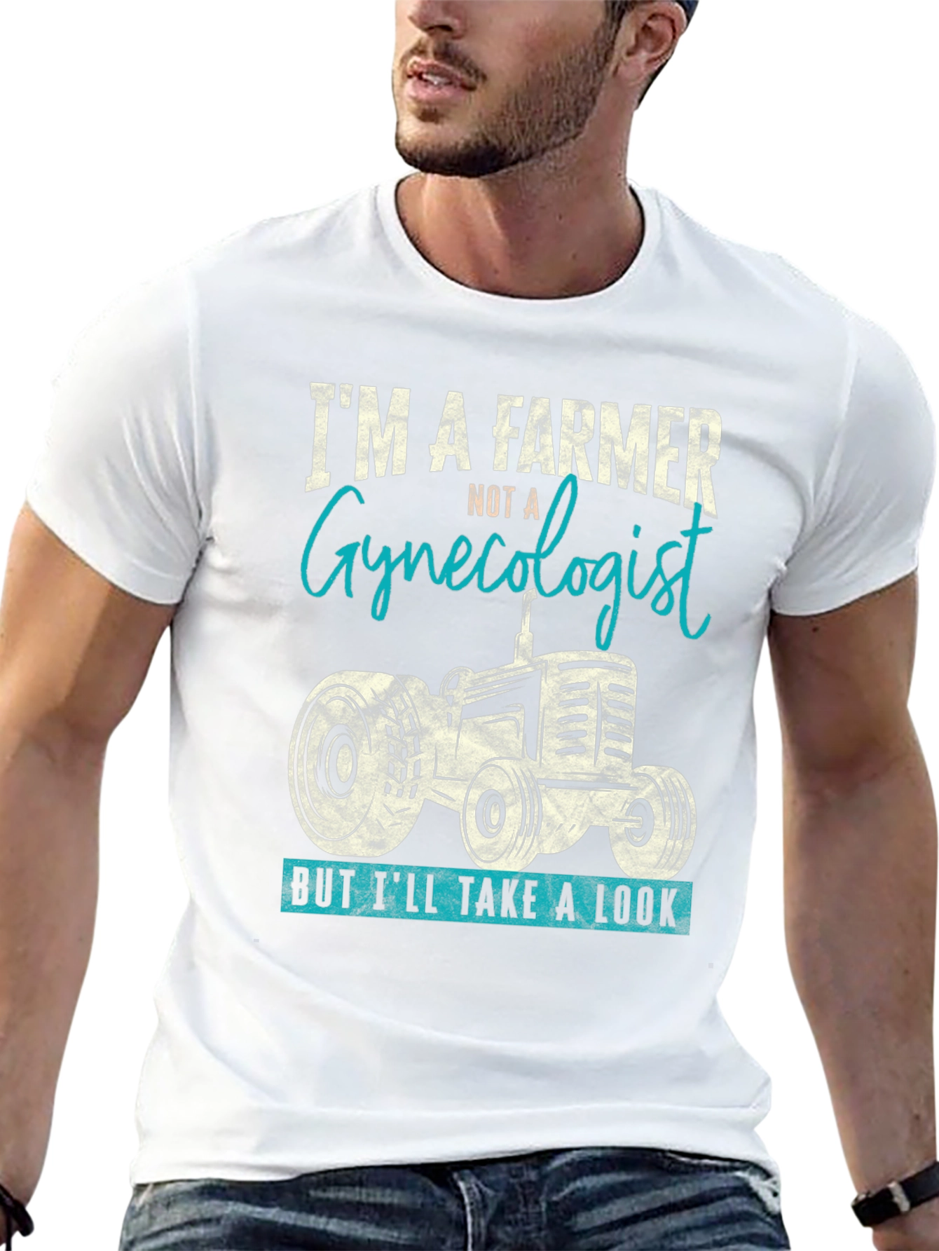 Farmer Gynecologist Humor Graphic Tee