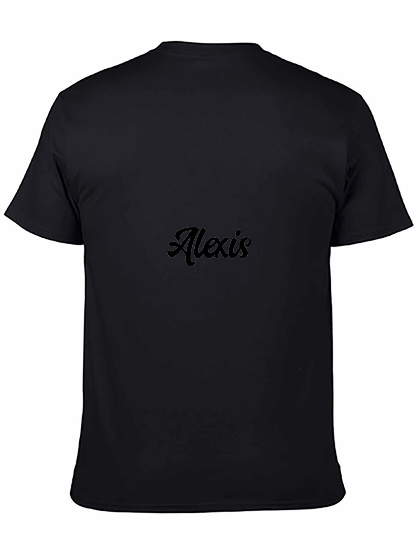 Personalized Alexis Black T-Shirt