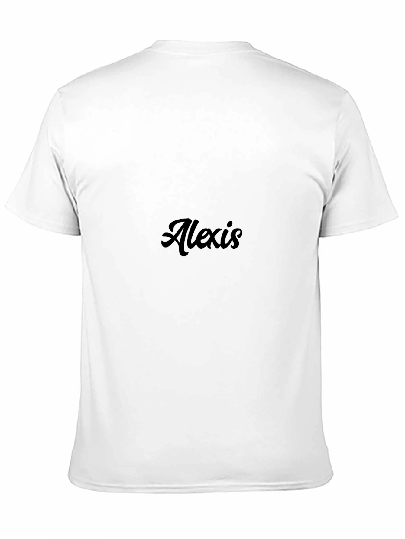 Personalized Alexis Black T-Shirt
