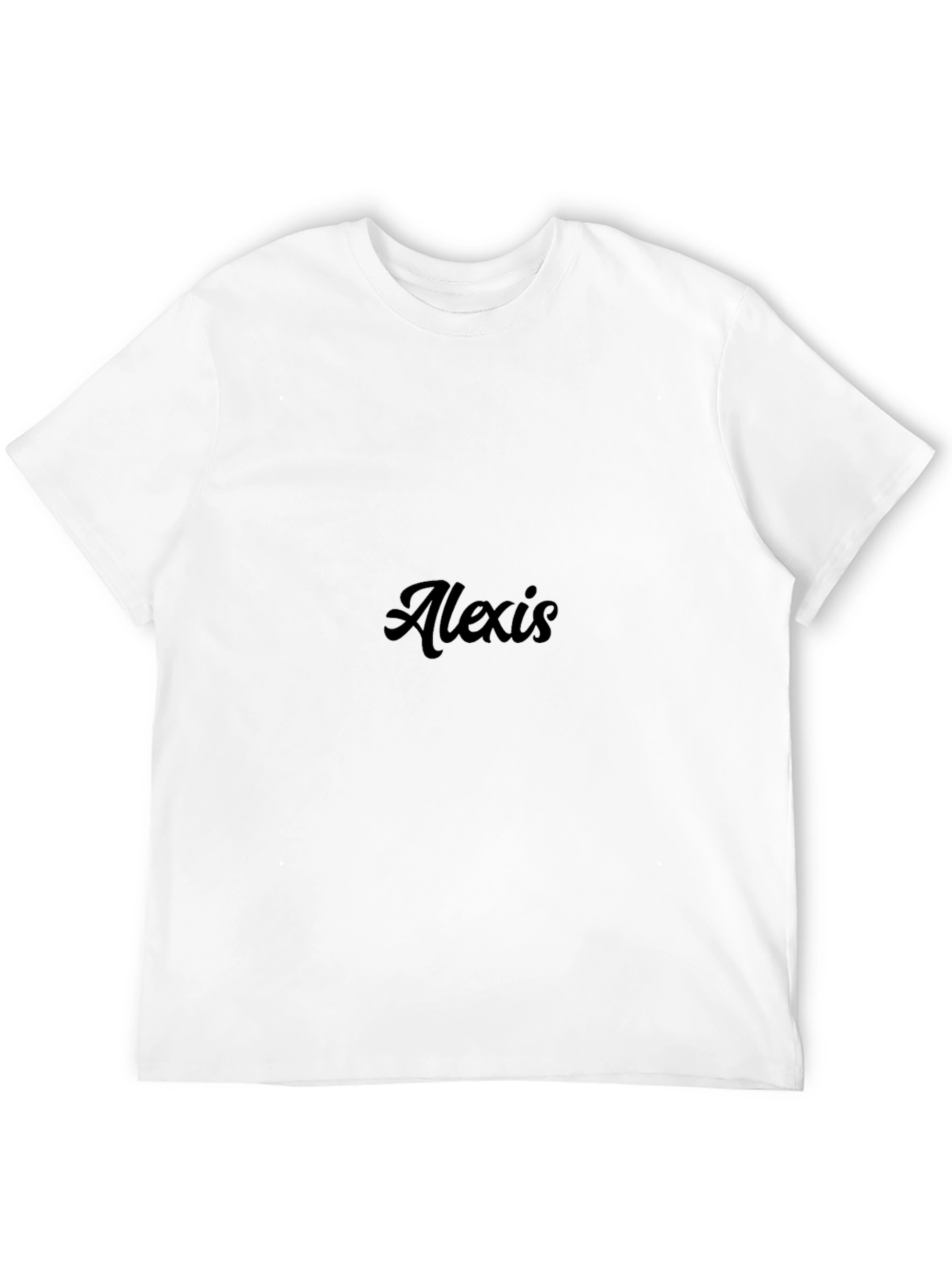 Personalized Alexis Black T-Shirt