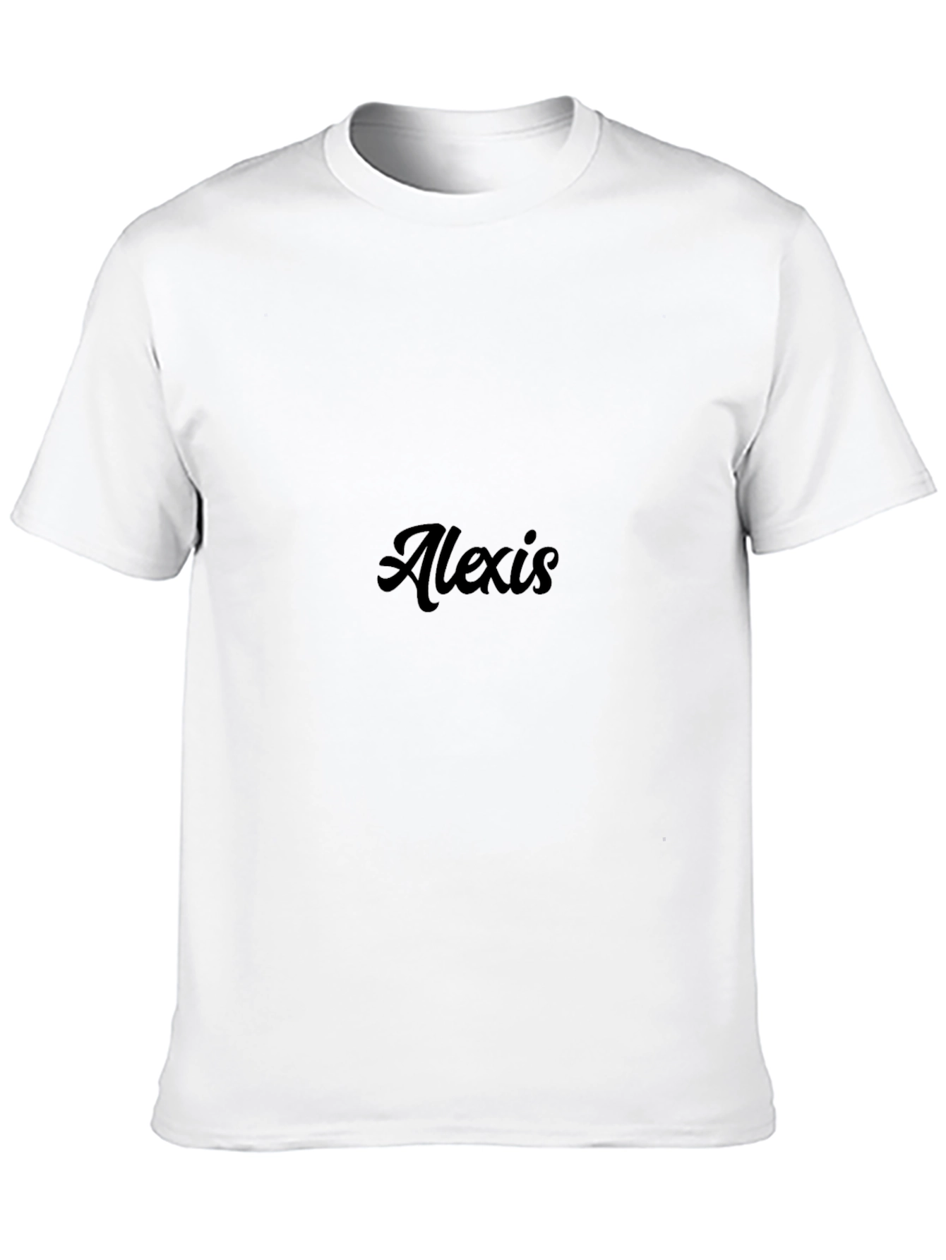 Personalized Alexis Black T-Shirt