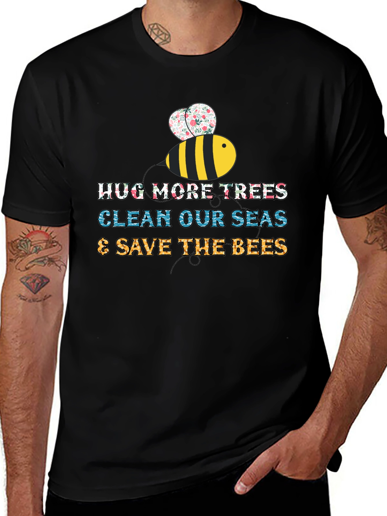 Save the Bees Graphic T-Shirt