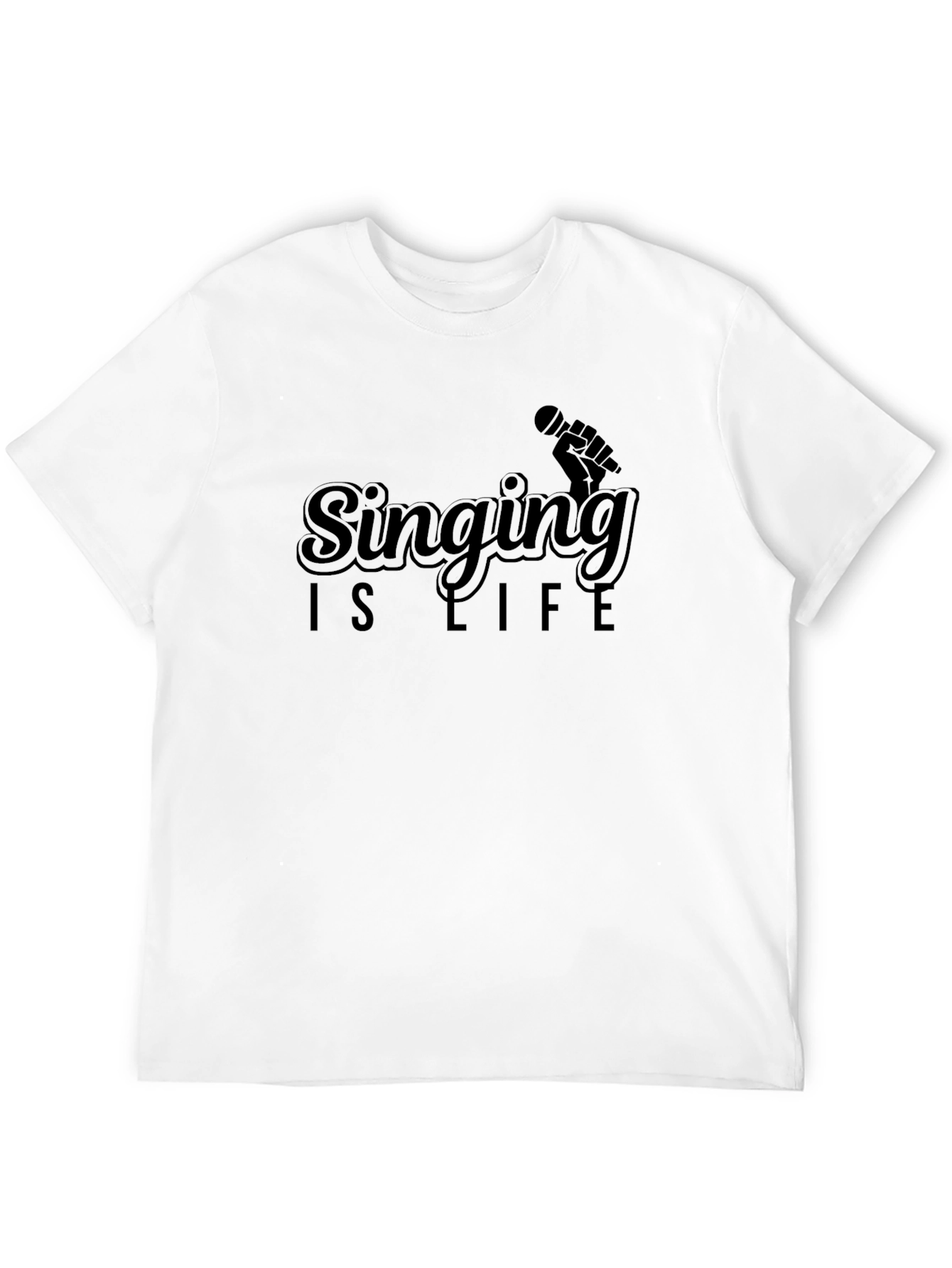 Singing Is Life Graphic T-Shirt