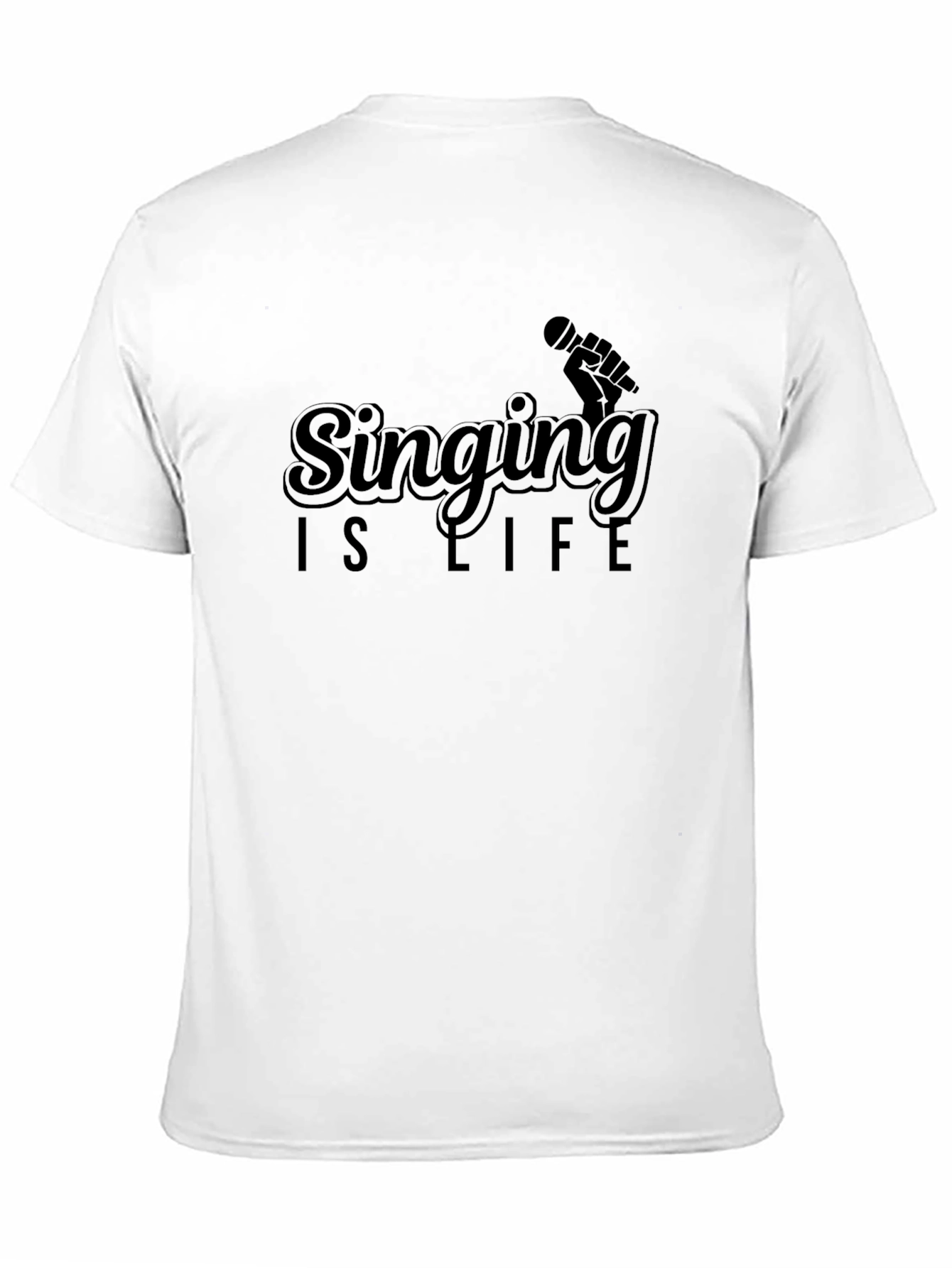 Singing Is Life Graphic T-Shirt