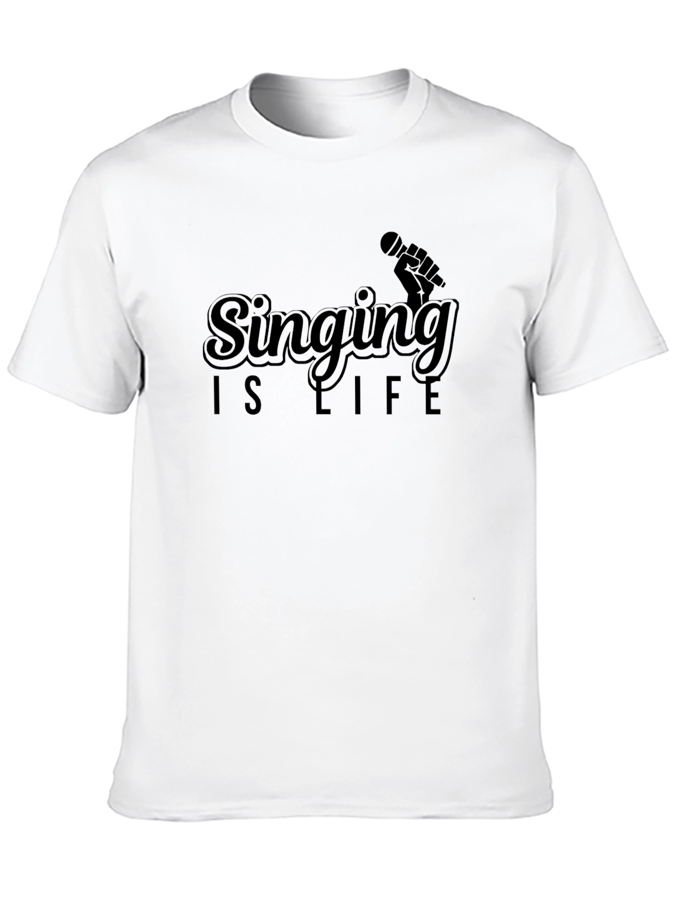 Singing Is Life Graphic T-Shirt