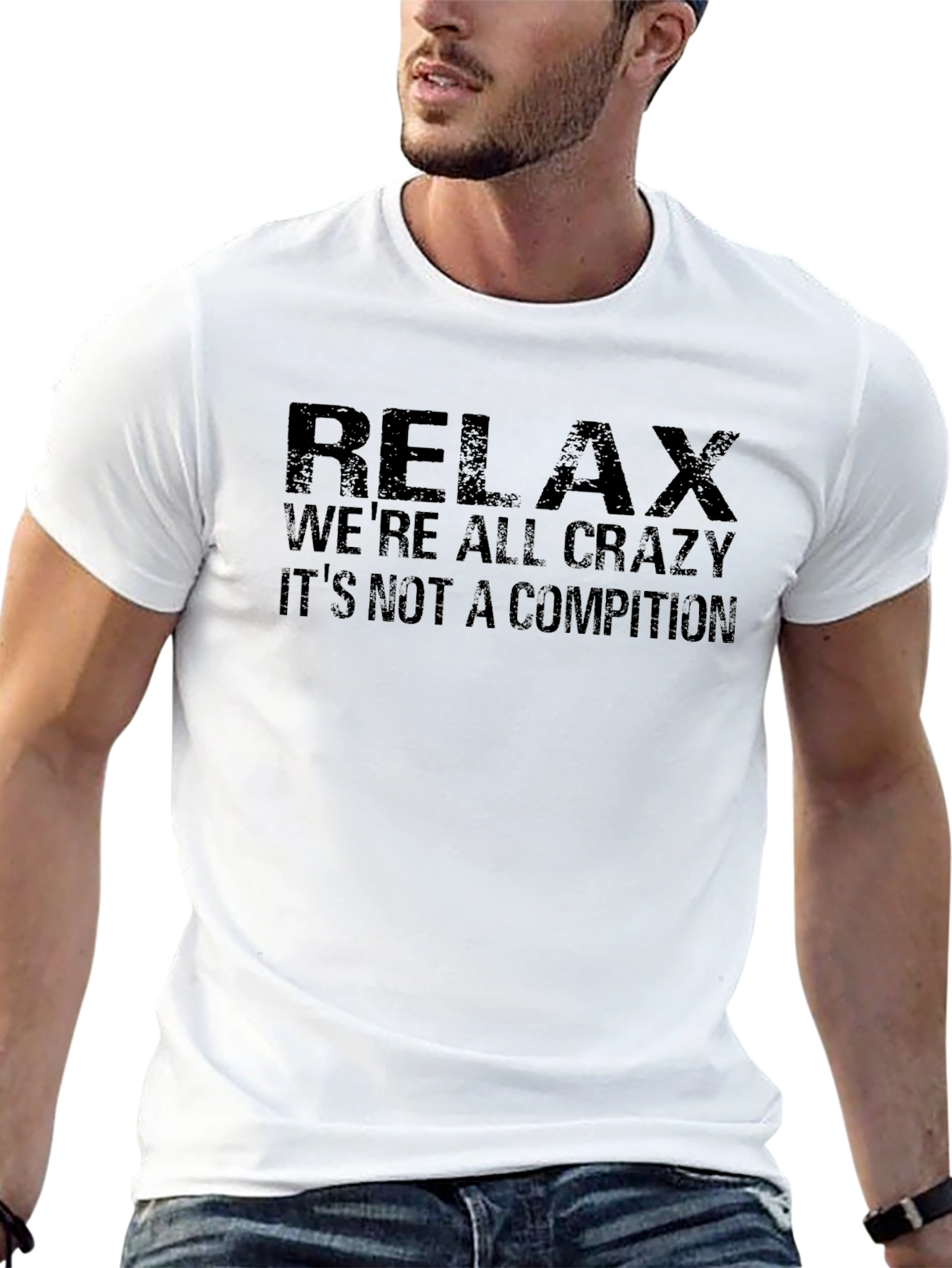Relax Graphic Tee - Crazy Crew Comfort Shirt
