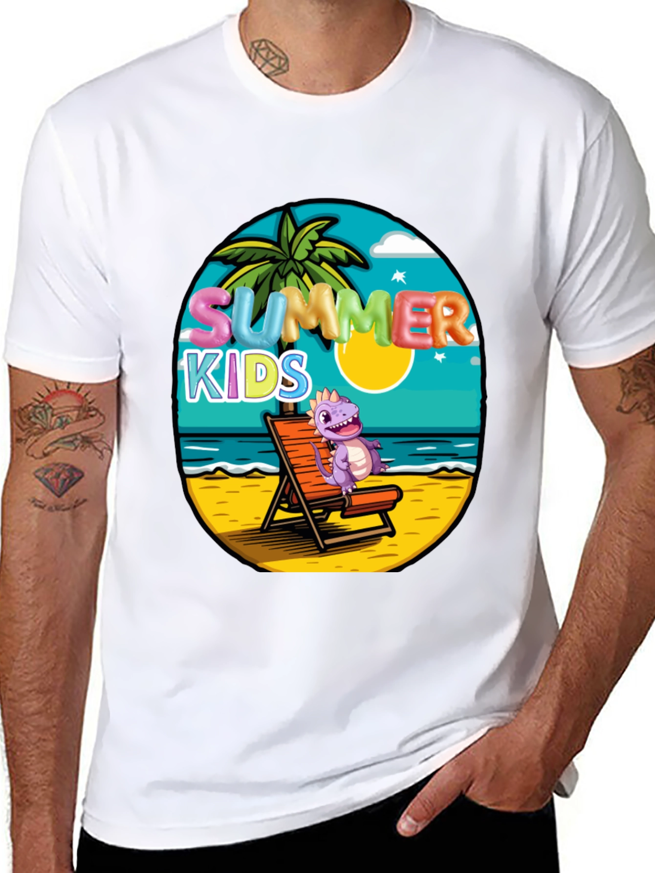 Summer Kids Beach T-Shirt