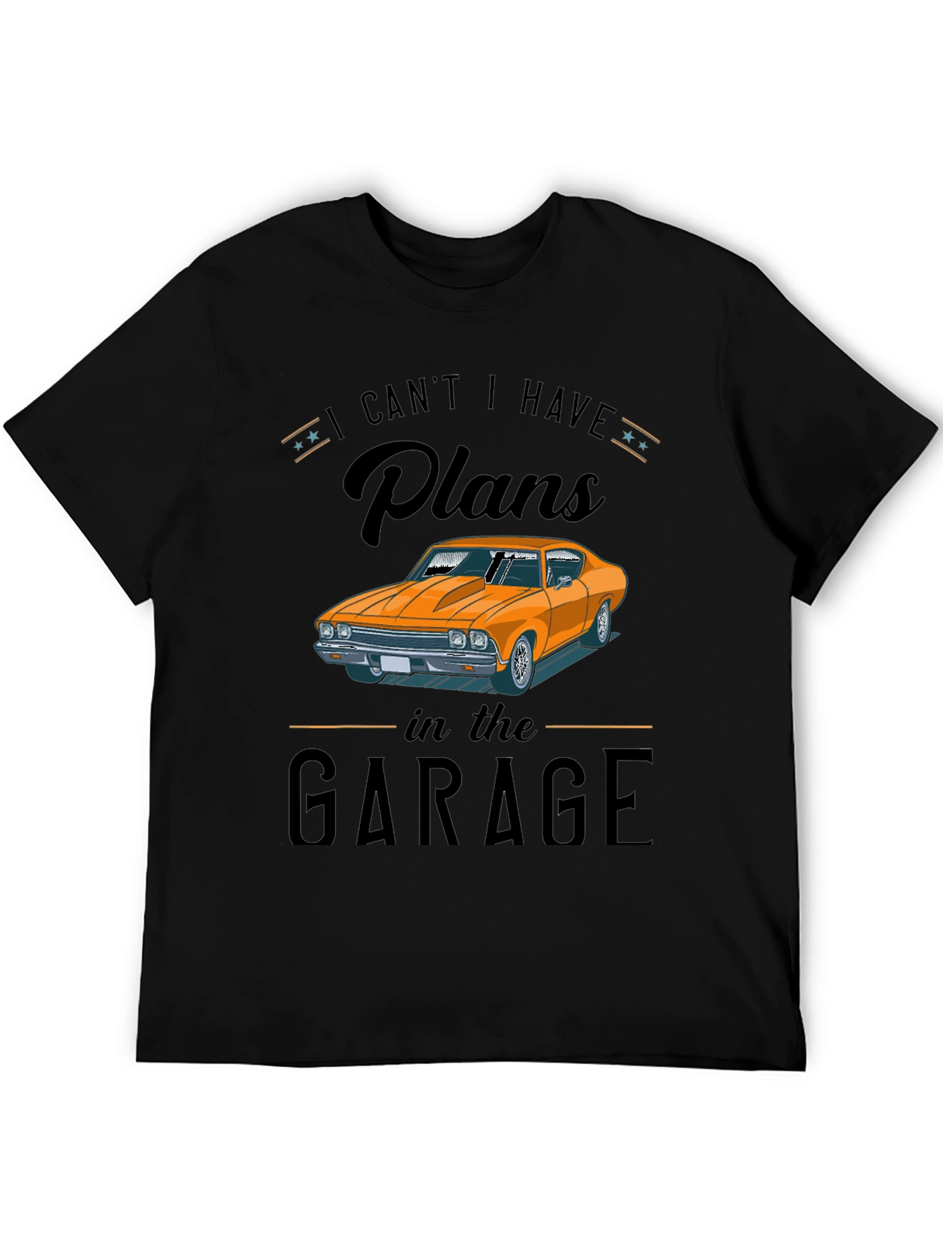 Garage Plans Graphic Tee - Car Enthusiast