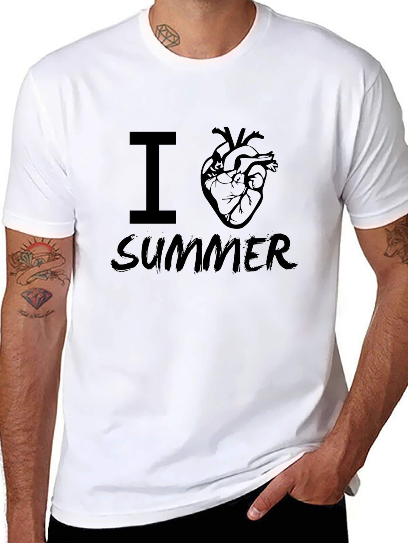 I Heart Summer Graphic T-Shirt