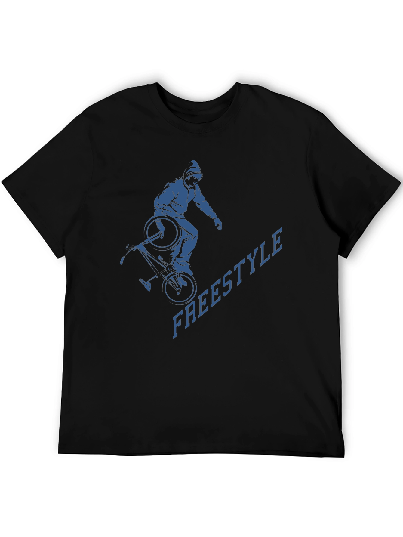 Freestyle BMX Rider Graphic T-Shirt - Black