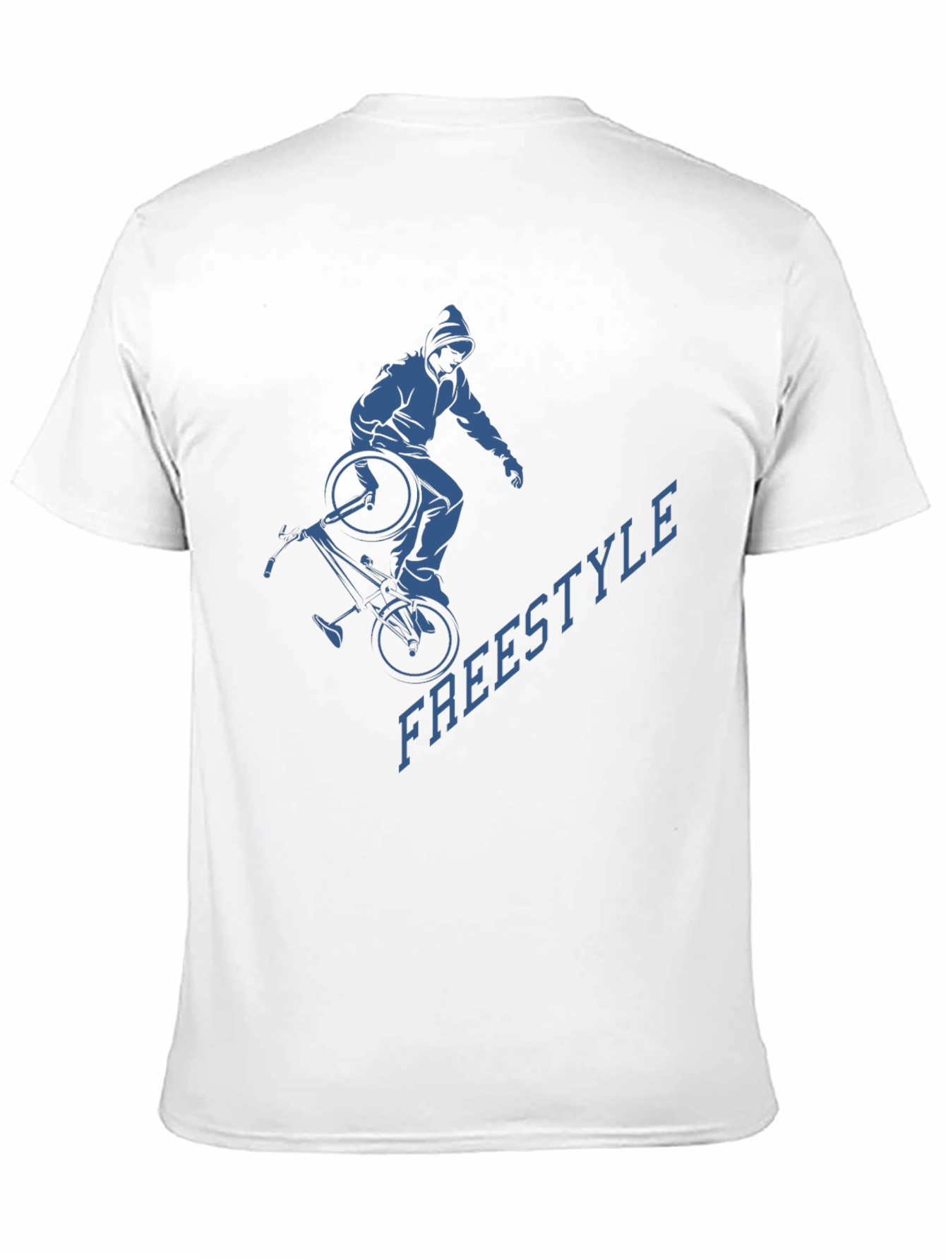Freestyle BMX Rider Graphic T-Shirt - Black